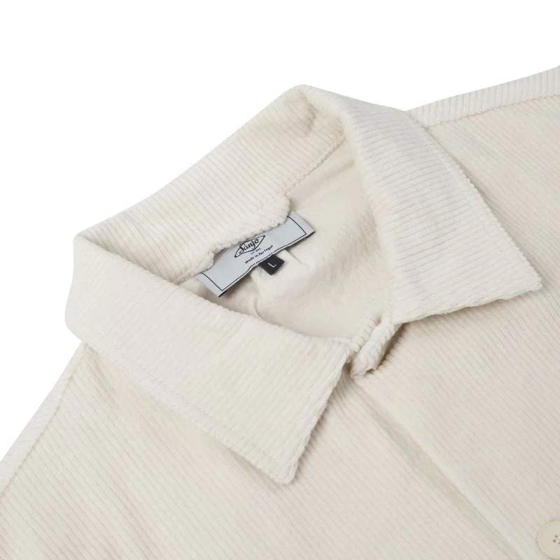Sanjo Corduroy Retro Coat // Ecru - Image 3