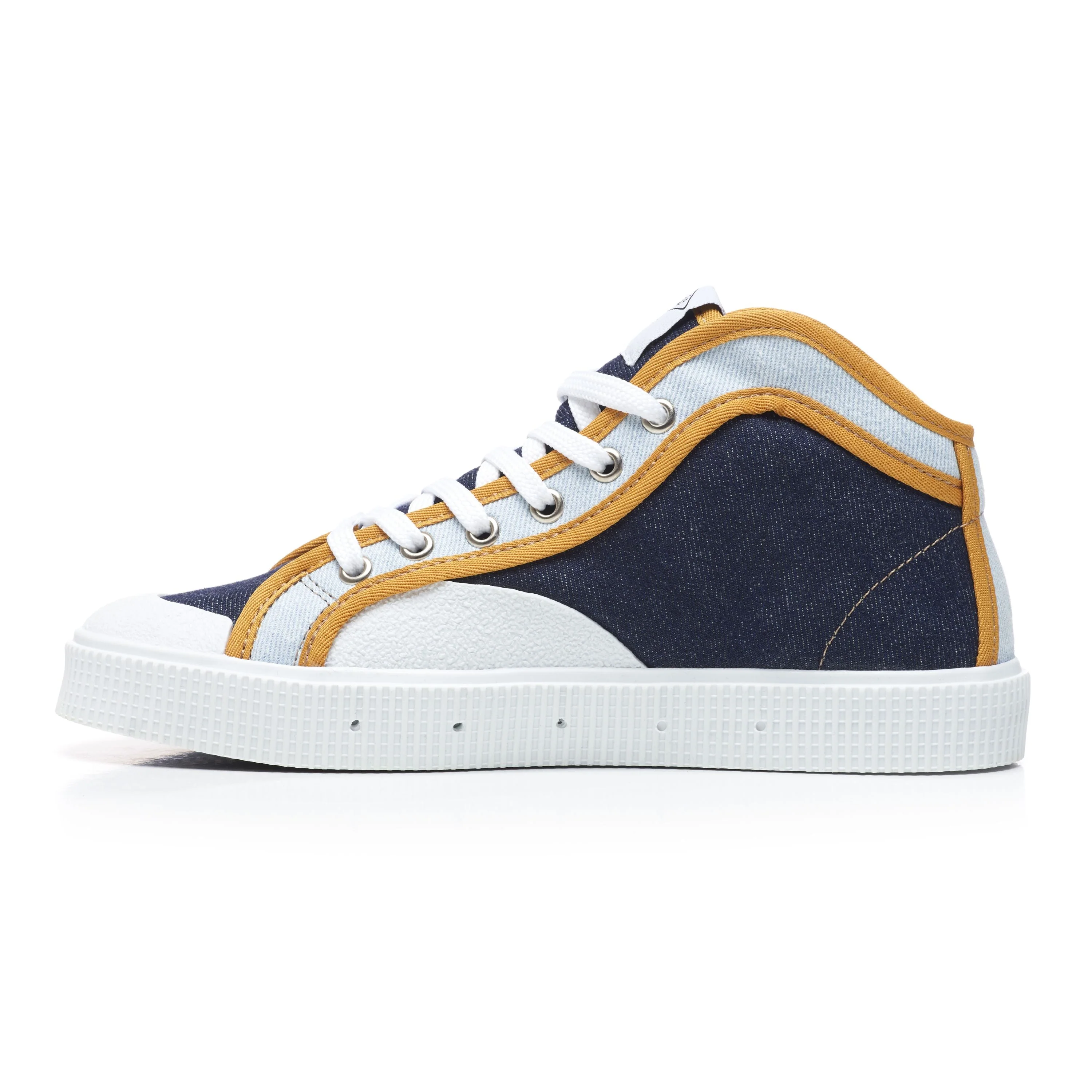 Sanjo K100 // Denim & Yellow - Image 4