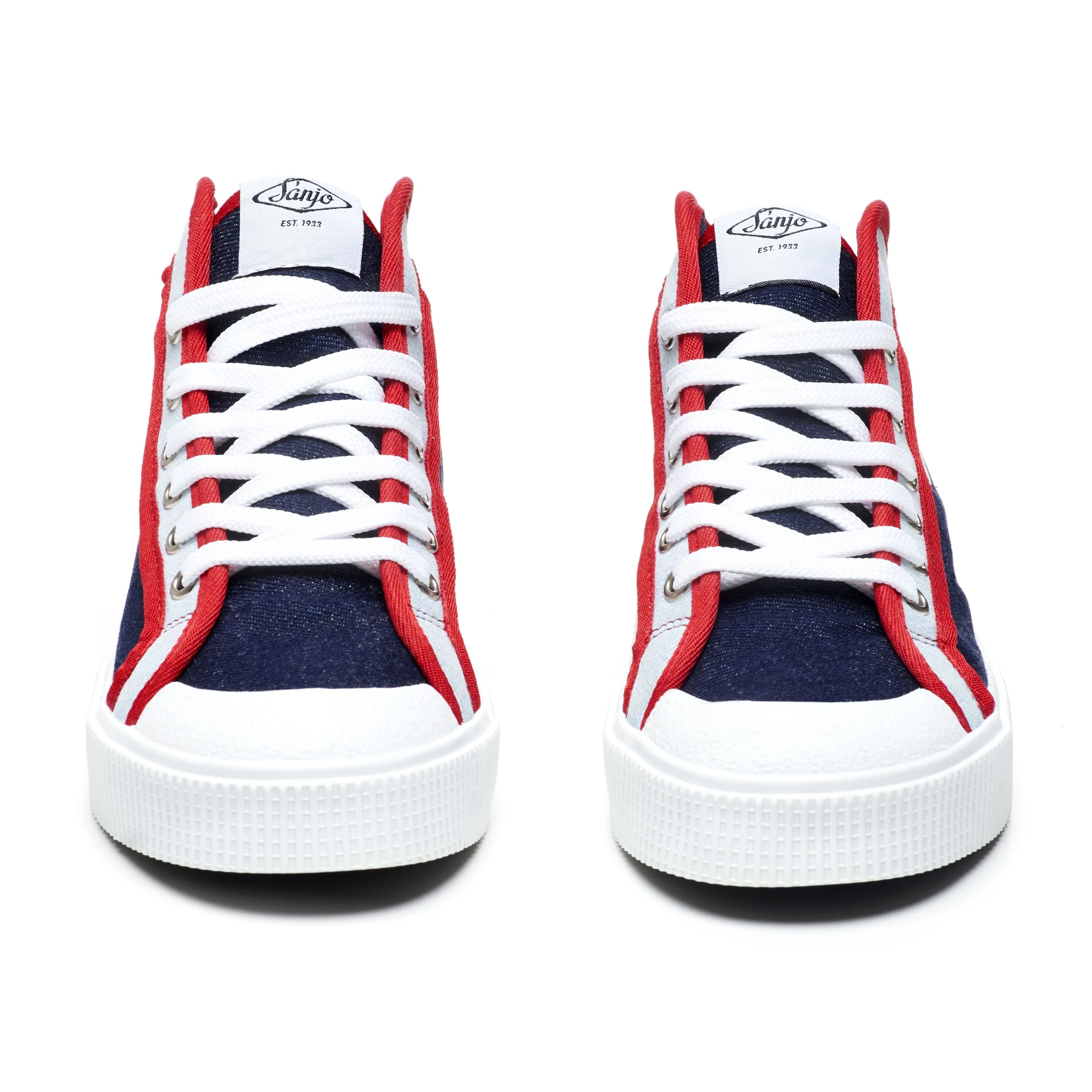 Sanjo K100 // Denim & Red - Image 3