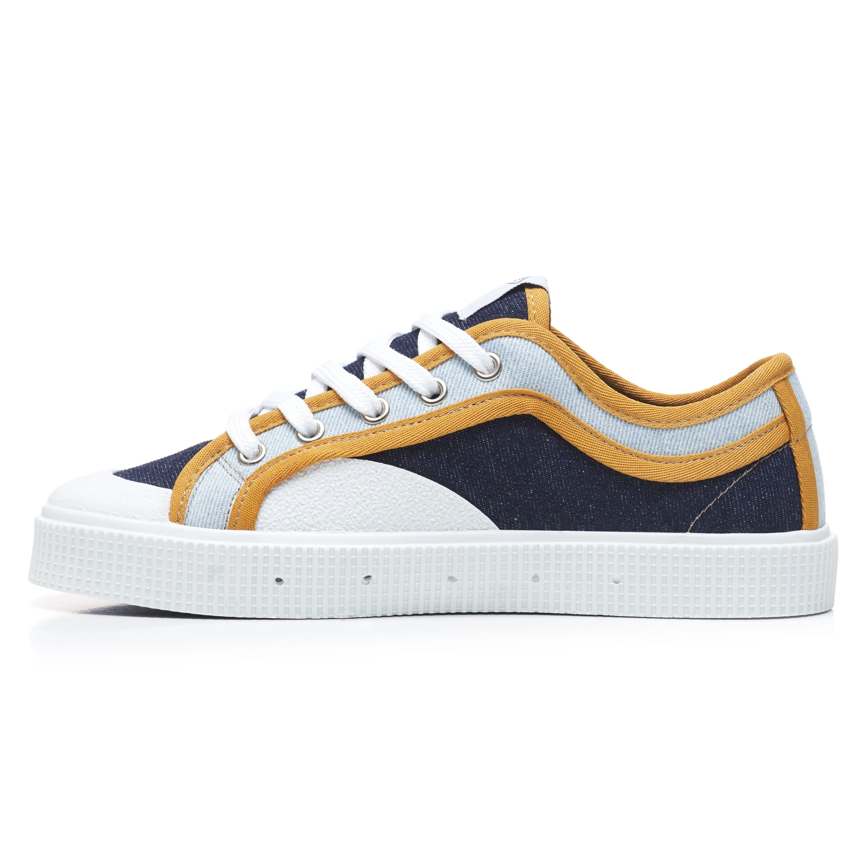 Sanjo K200 // Denim & Yellow - Image 4