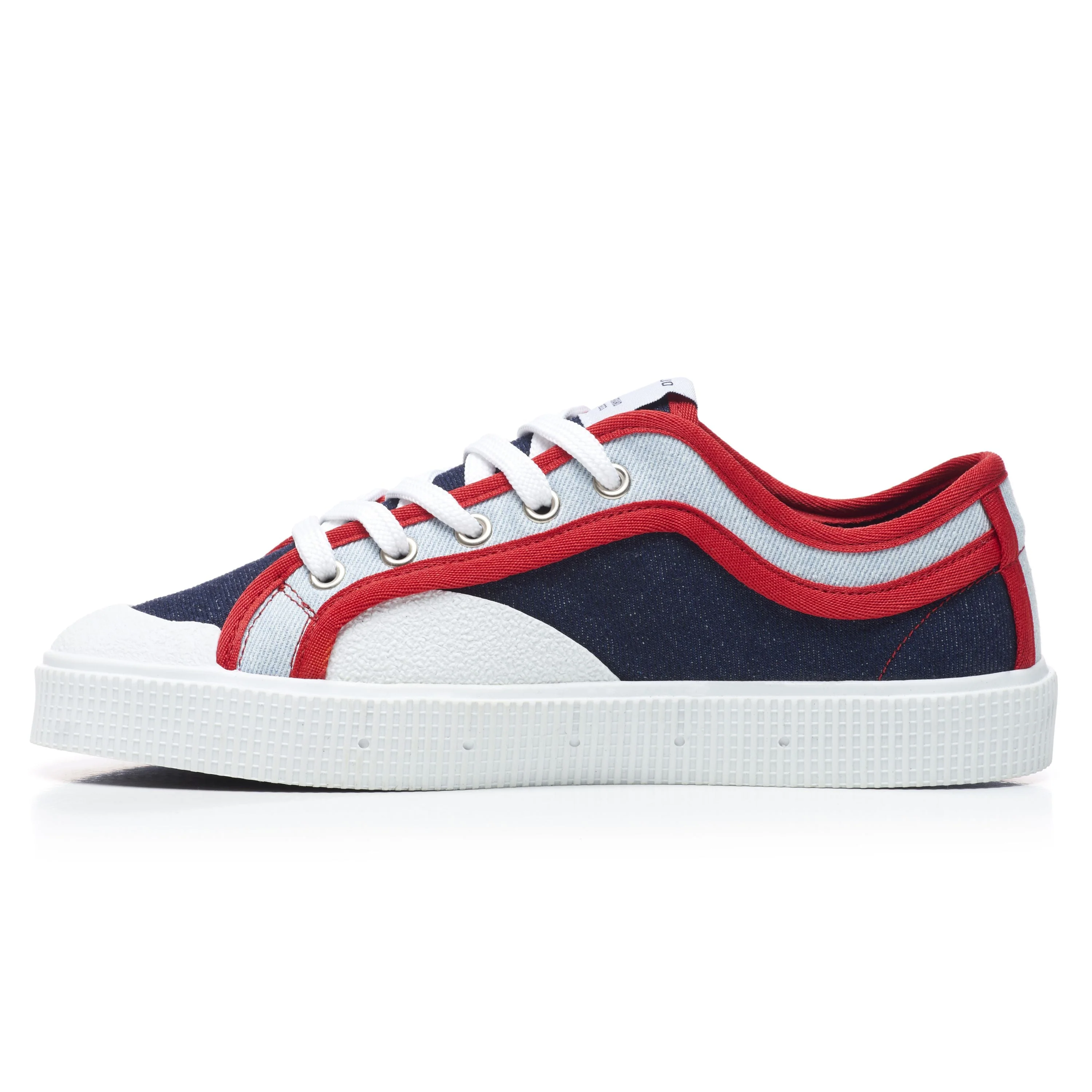 Sanjo K200 // Denim & Red - Image 4
