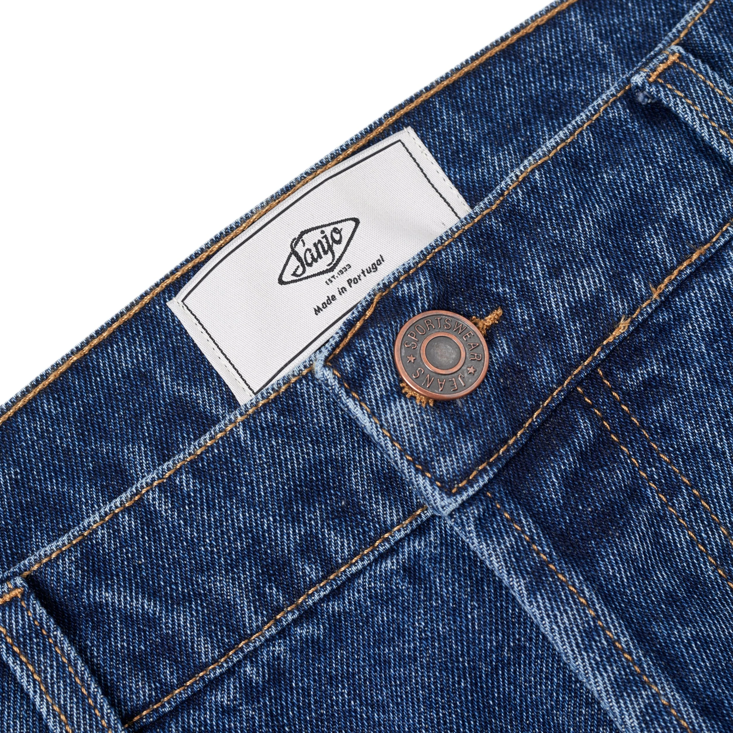 Sanjo 90's Jeans Trousers // Dark Denim - Image 4