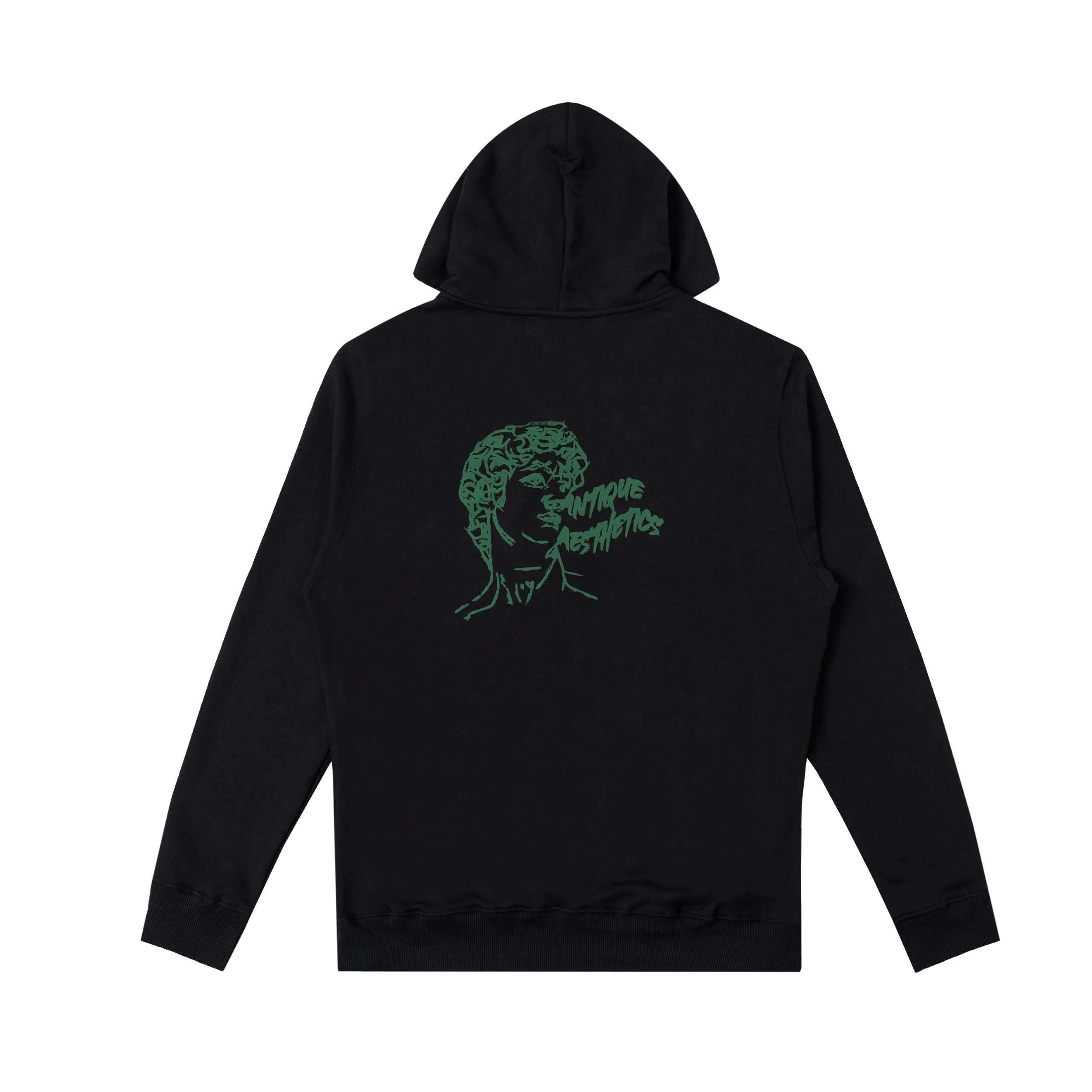Sanjo Antique Aesthetique Hoodie // Black - Image 3