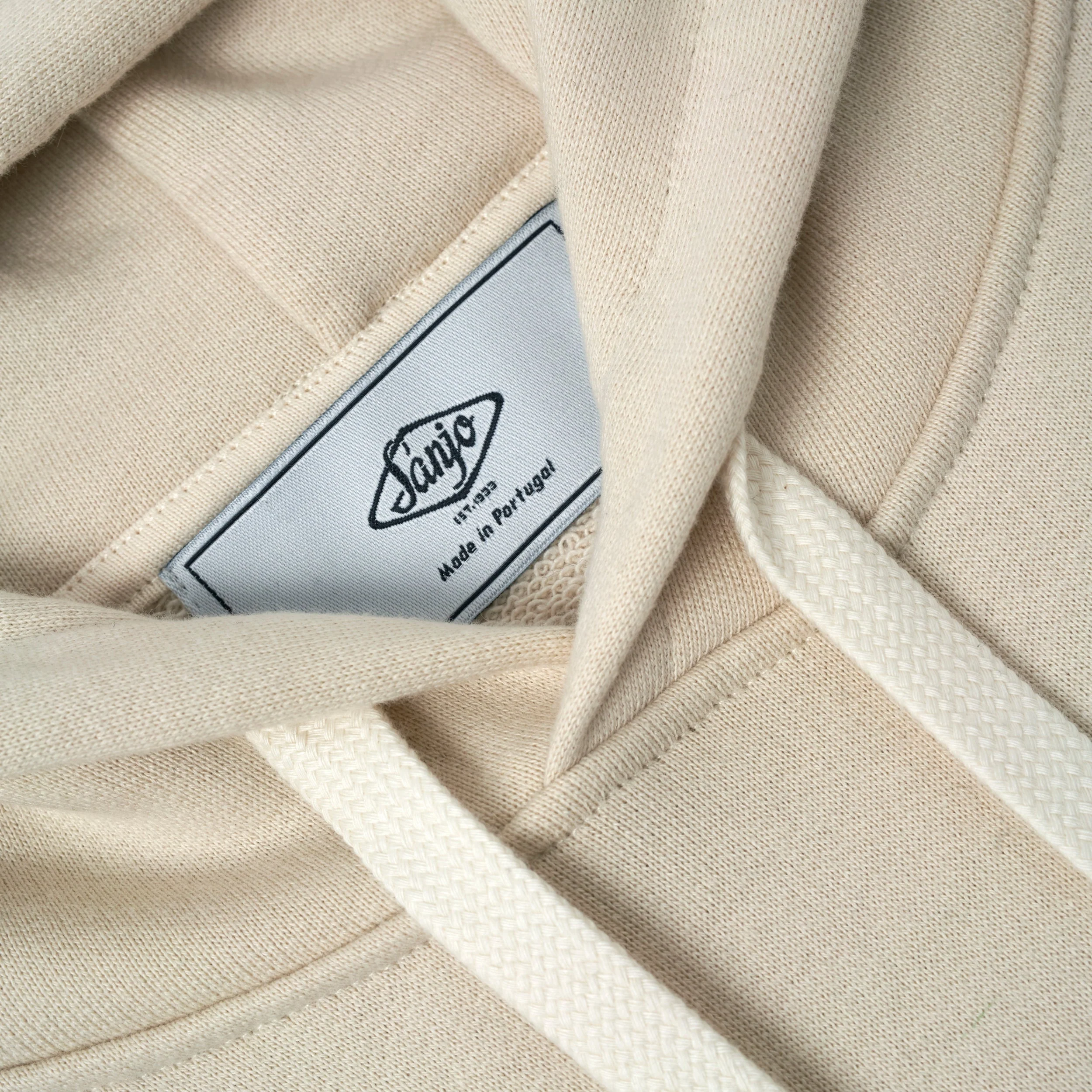 Sanjo Antique Aesthetique Hoodie // Ecru - Image 5
