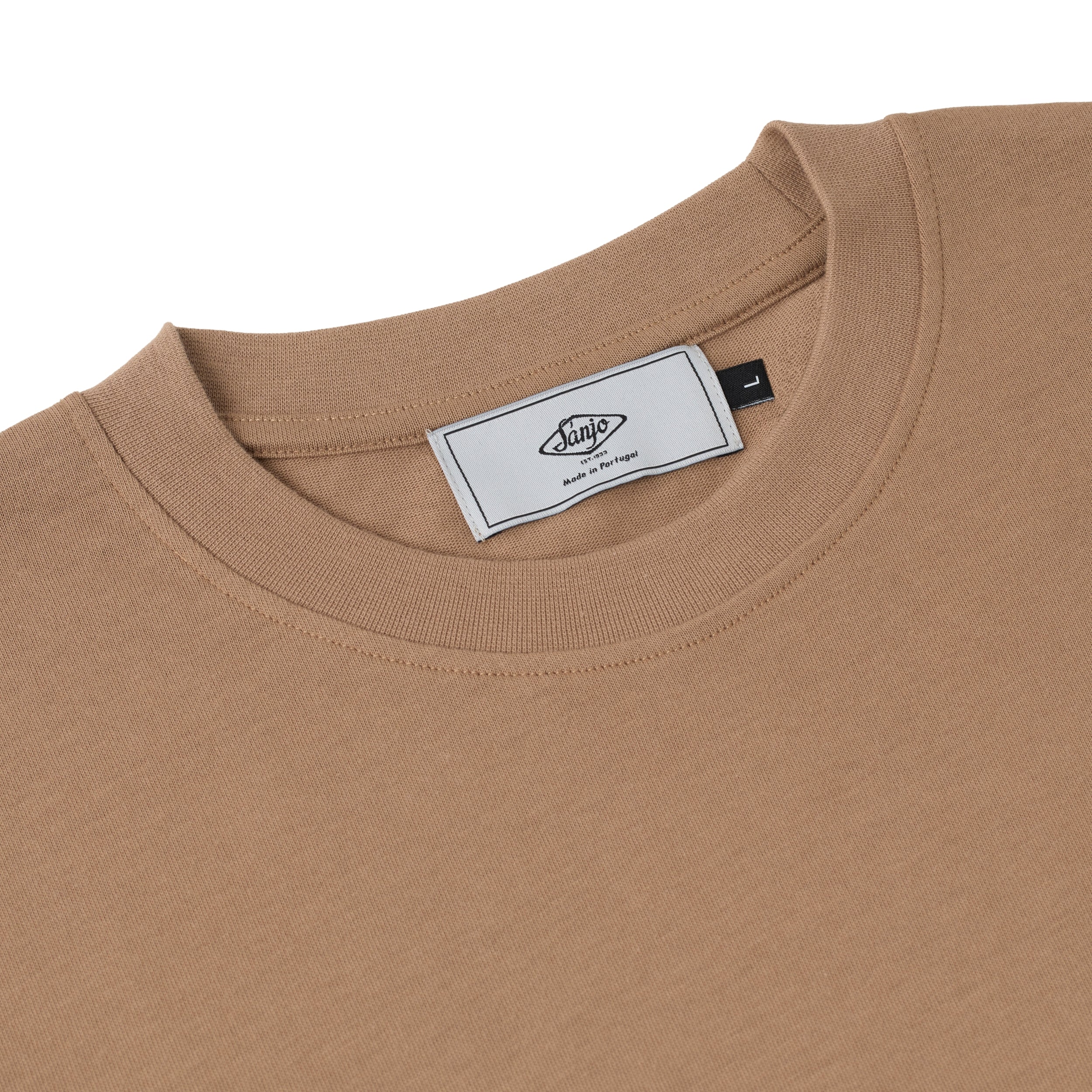 Sanjo Atlantic T-shirt // Capuccino - Image 3