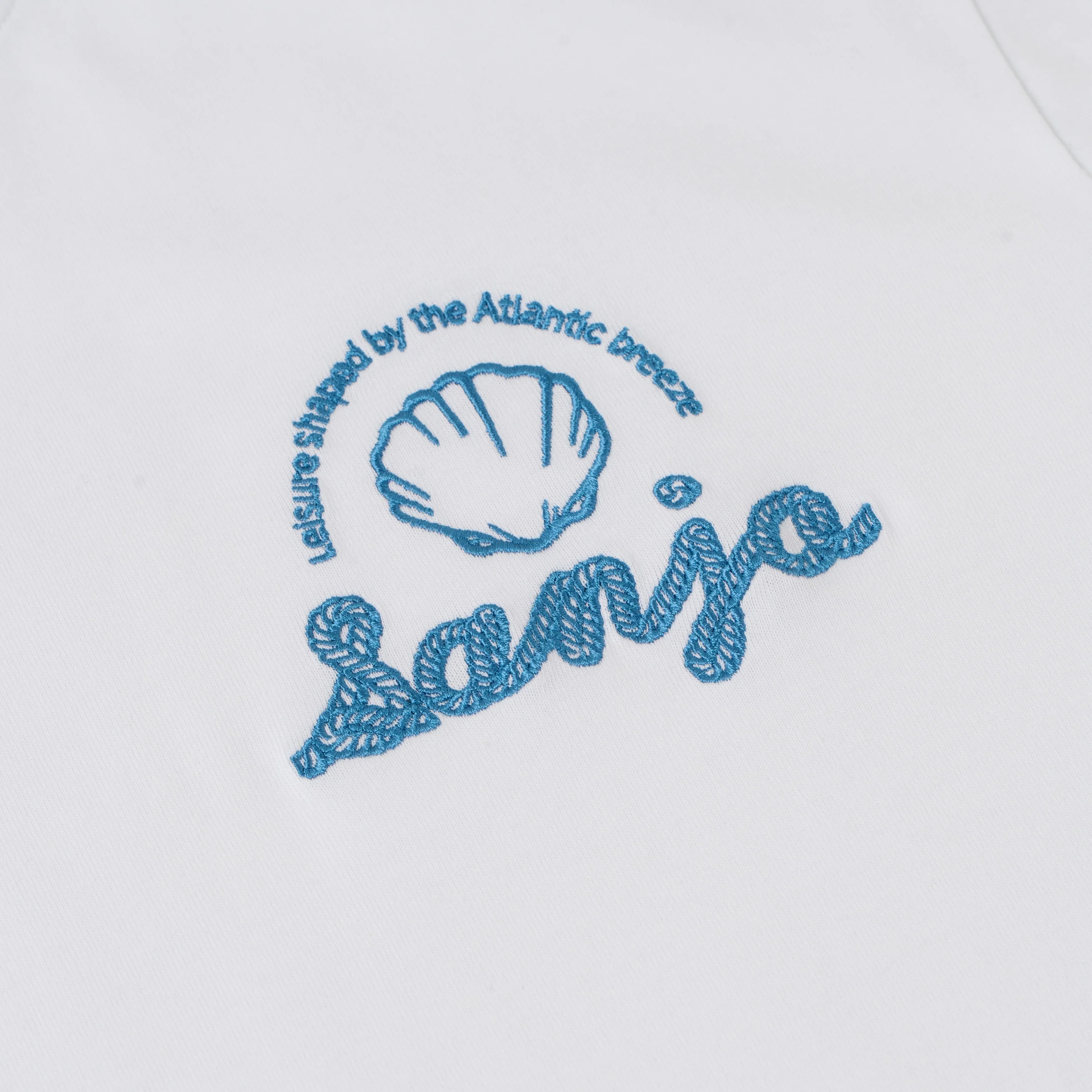 Sanjo Atlantic T-shirt // White - Image 2