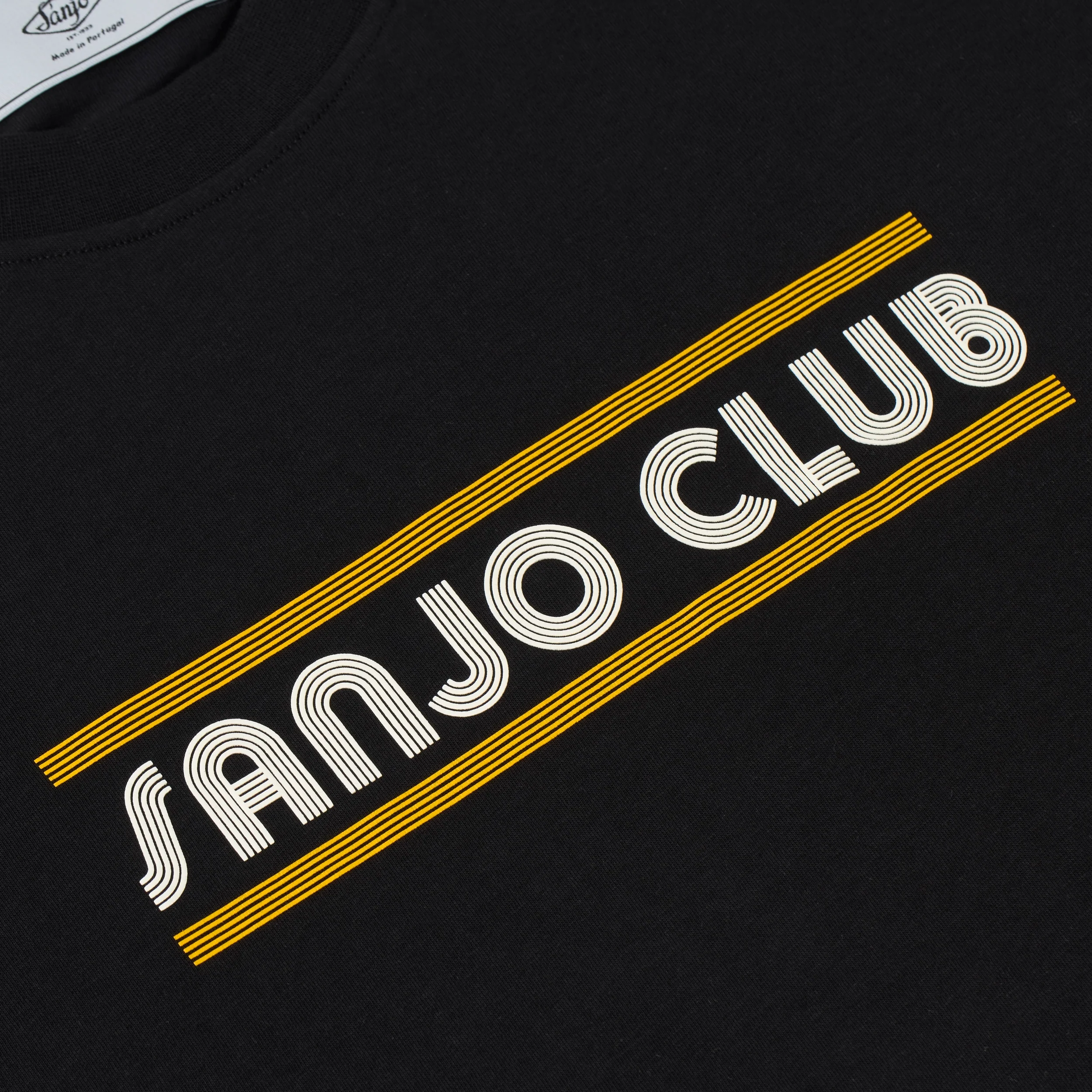 Sanjo Club 90 T-shirt // Black - Image 3