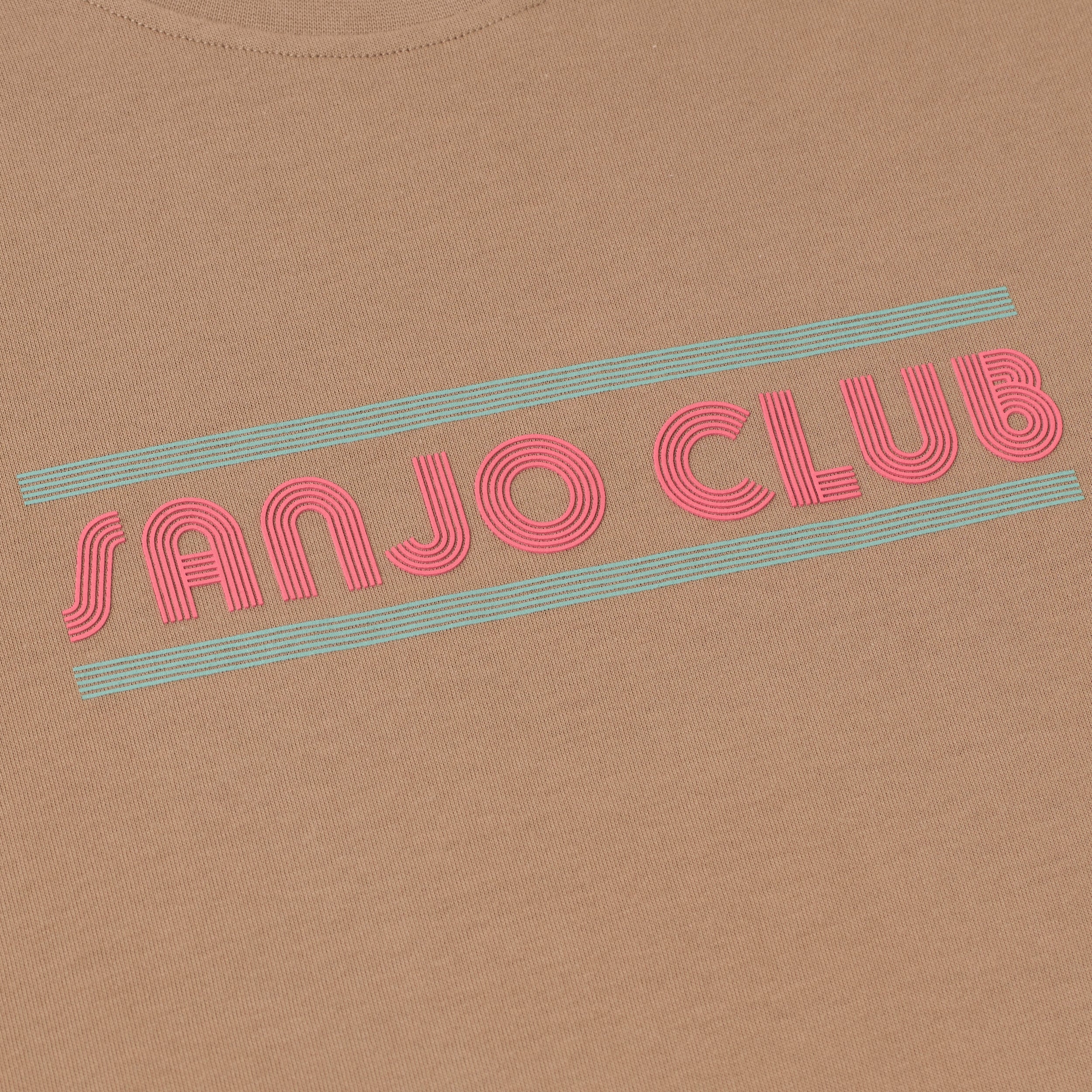 Sanjo Club 90 T-shirt // Capuccino - Image 3