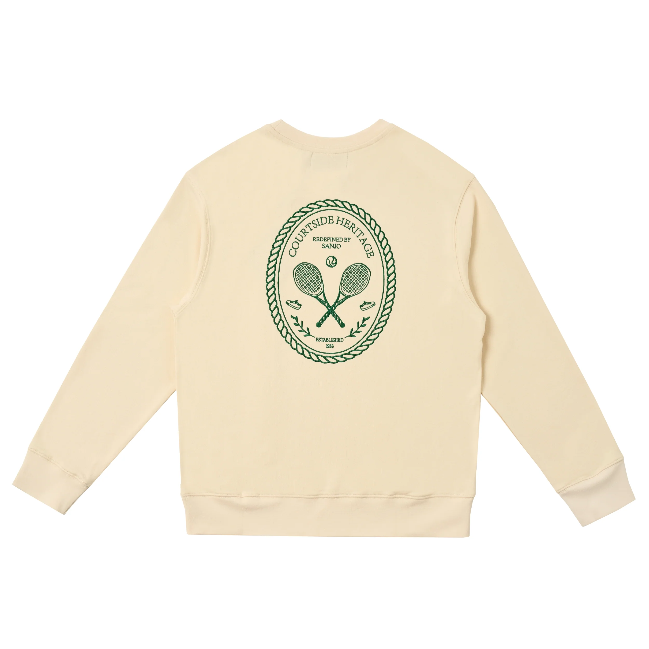 Sanjo Courtside Sweat // Ecru - Image 3