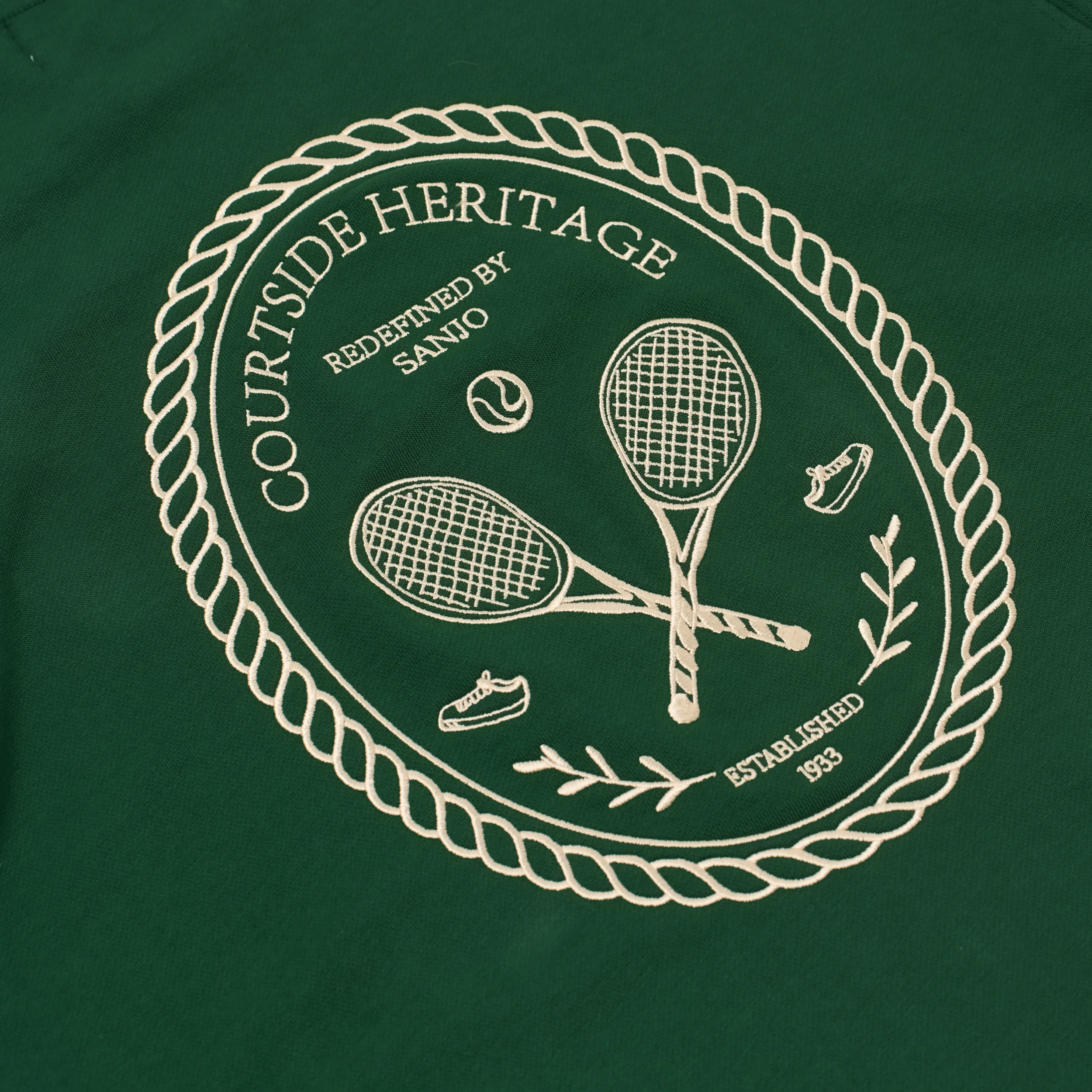 Sanjo Courtside Sweat // Green - Image 3