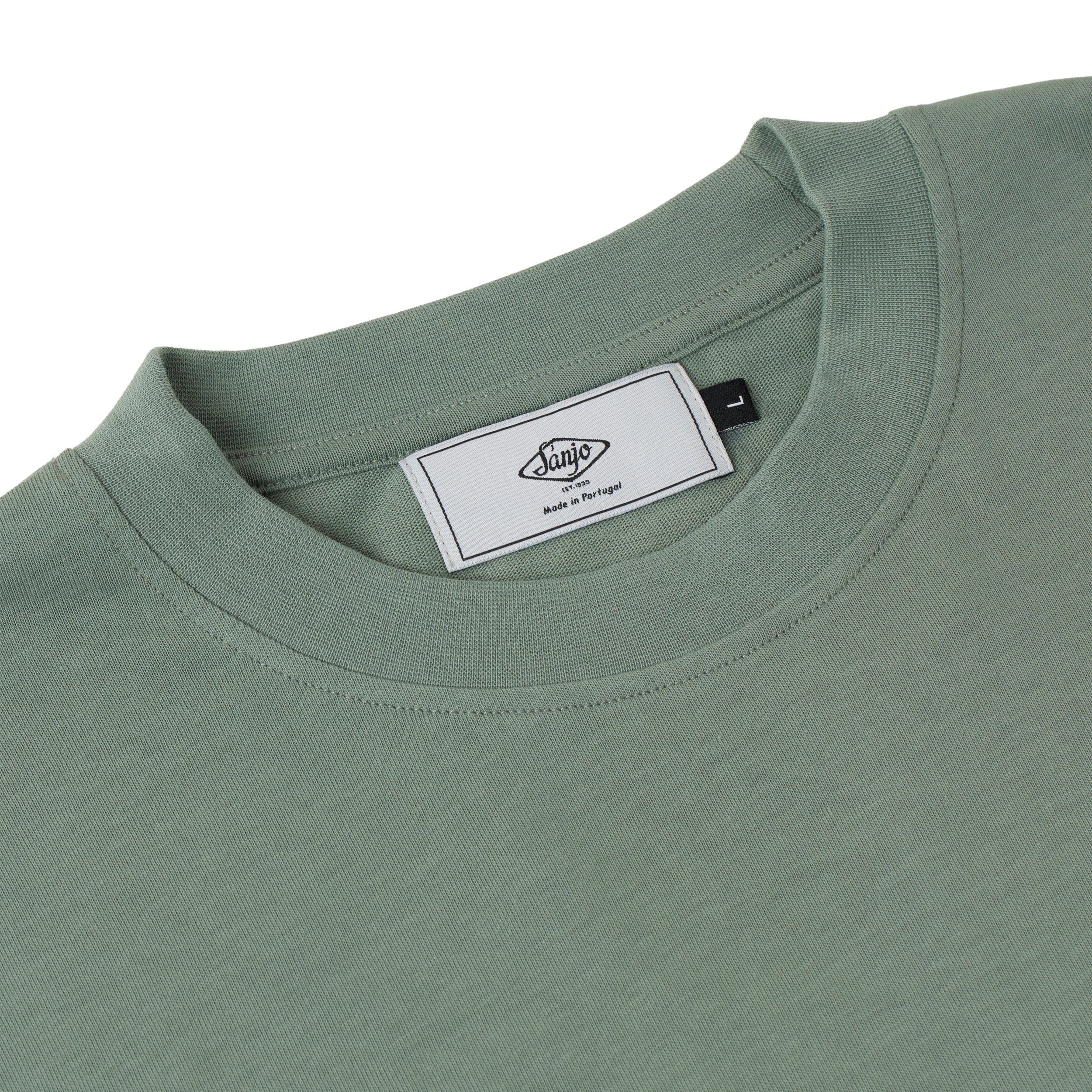 Sanjo Courtside T-shirt // Kaki - Image 5