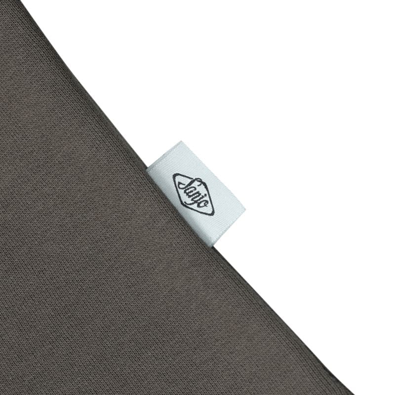Sanjo Flocked Logo Hoodie // Brown - Image 3