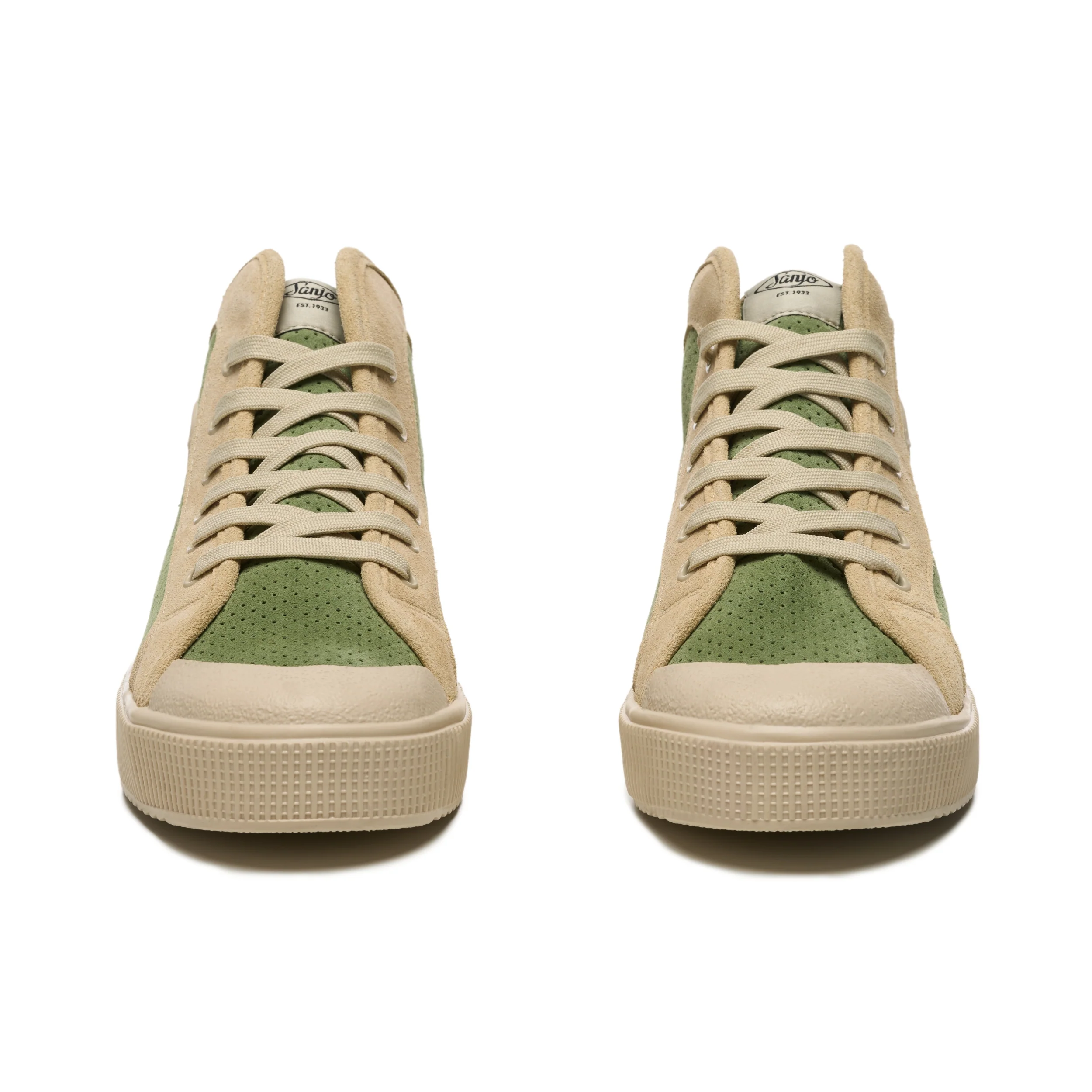 Sanjo K100 OG Air Dotted // Moss - Image 3