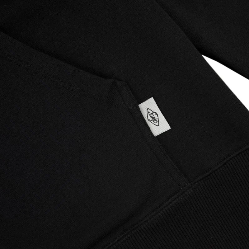 Sanjo K100 Patch Hoodie // Black - Image 3