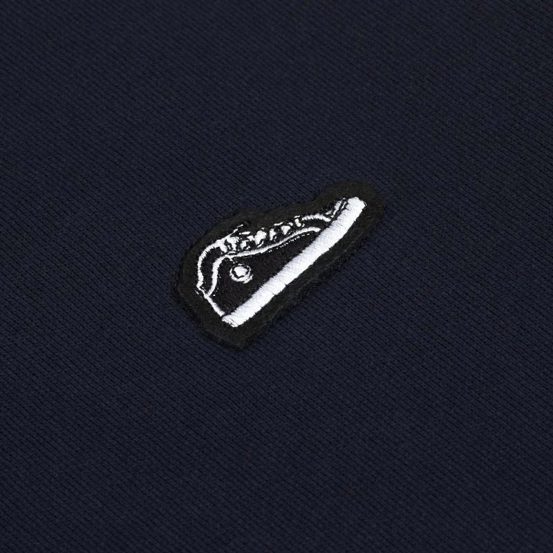 Sanjo K100 Patch Hoodie // Navy - Image 3