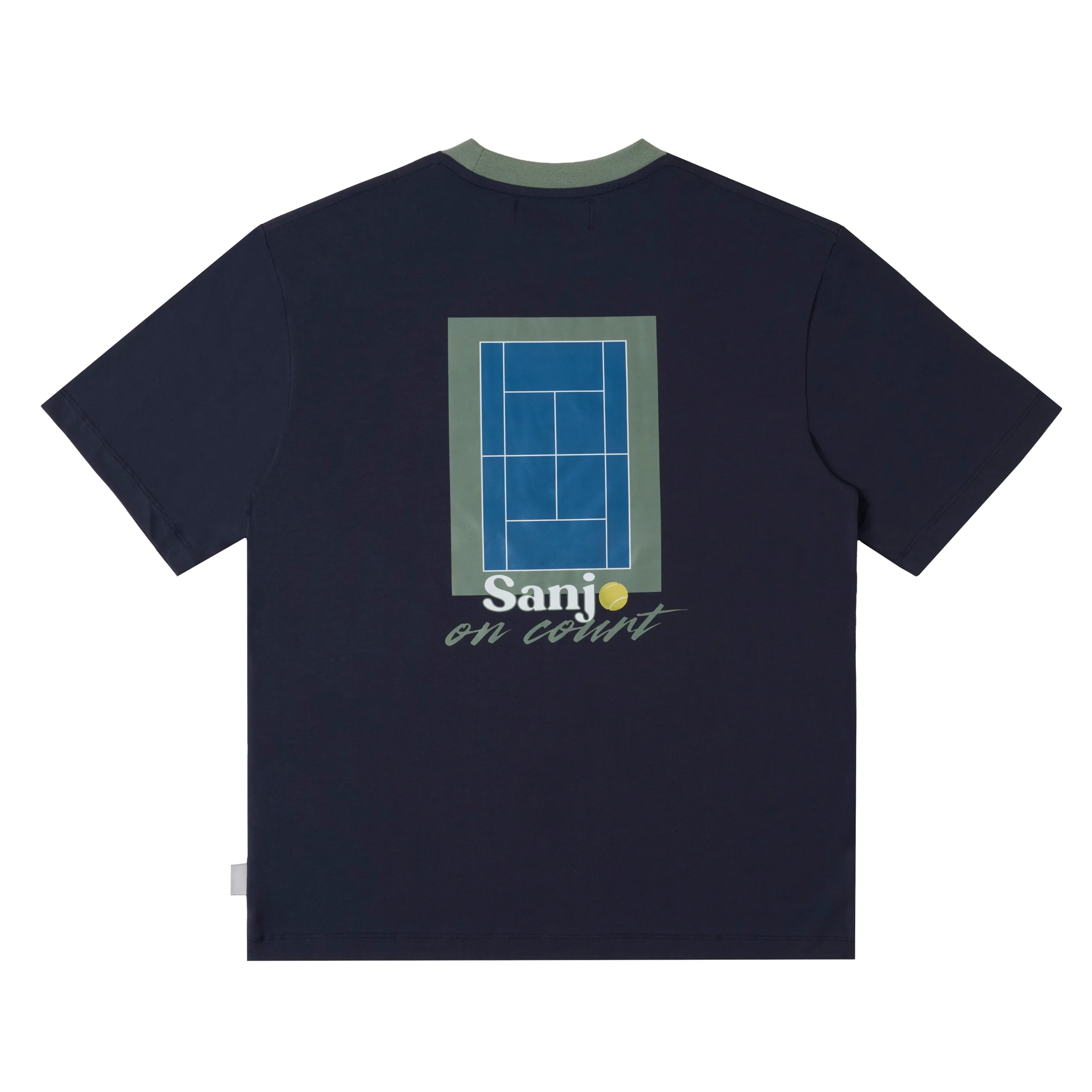 Sanjo On Court T-shirt // Navy - Image 3