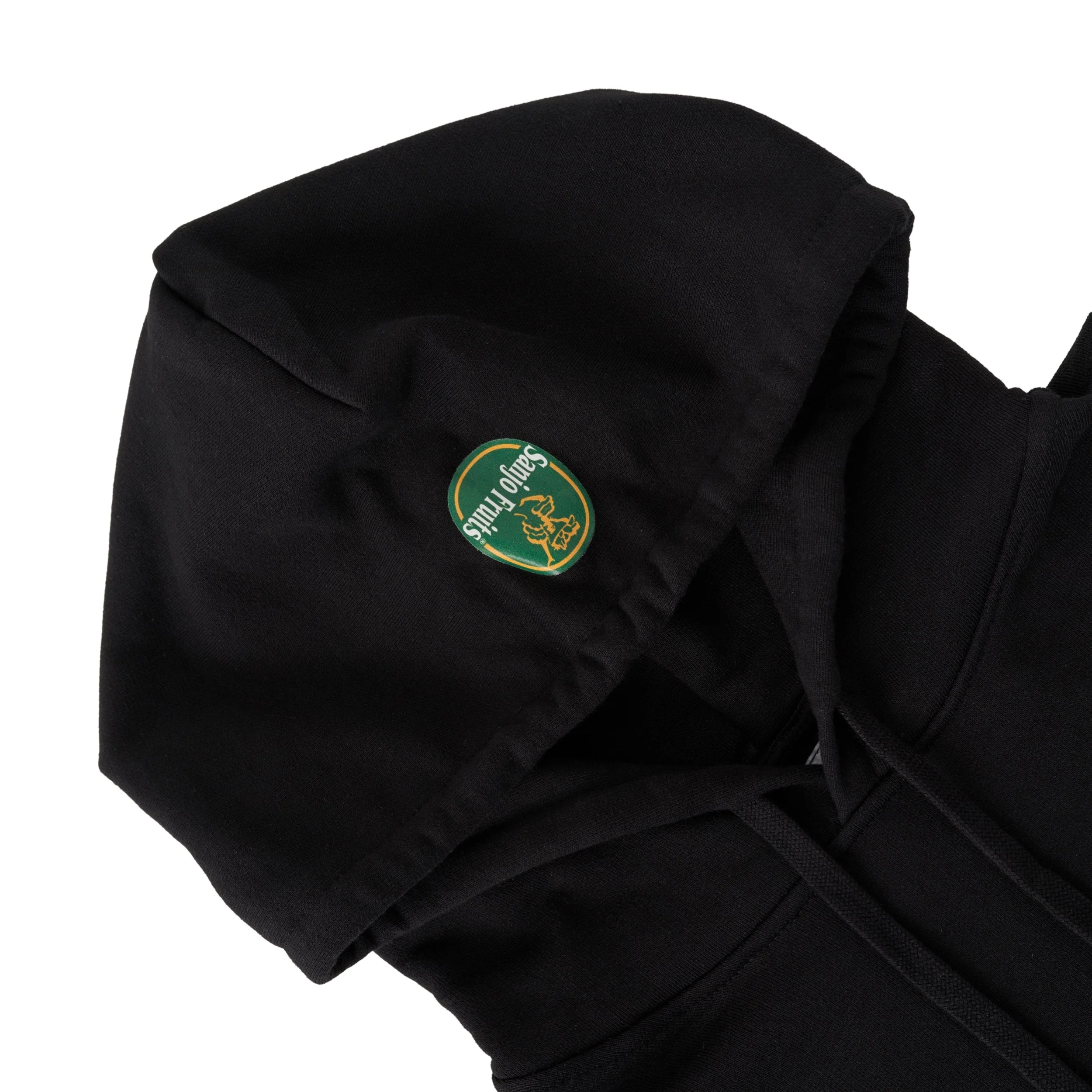 Sanjo Orange Hoodie // Black - Image 3