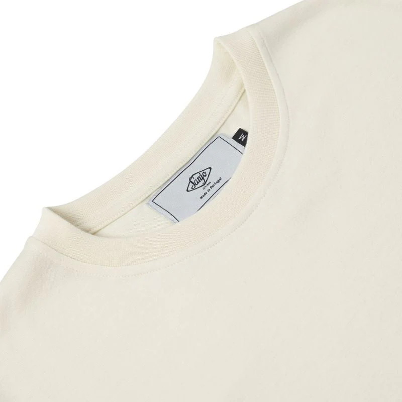 Sanjo Patch Classic T-shirt // Ecru - Image 3