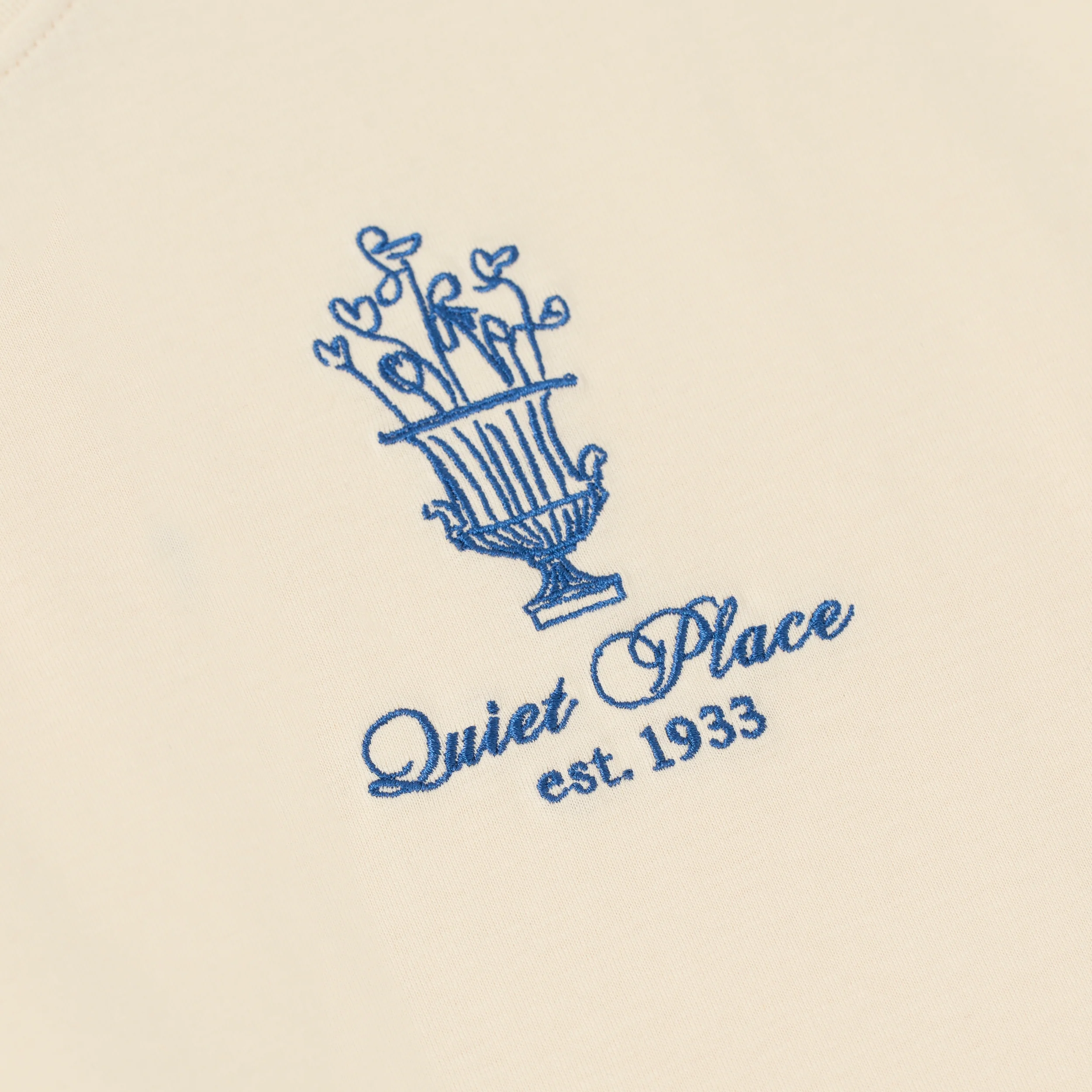 Sanjo Quiet Place T-shirt // Ecru - Image 4