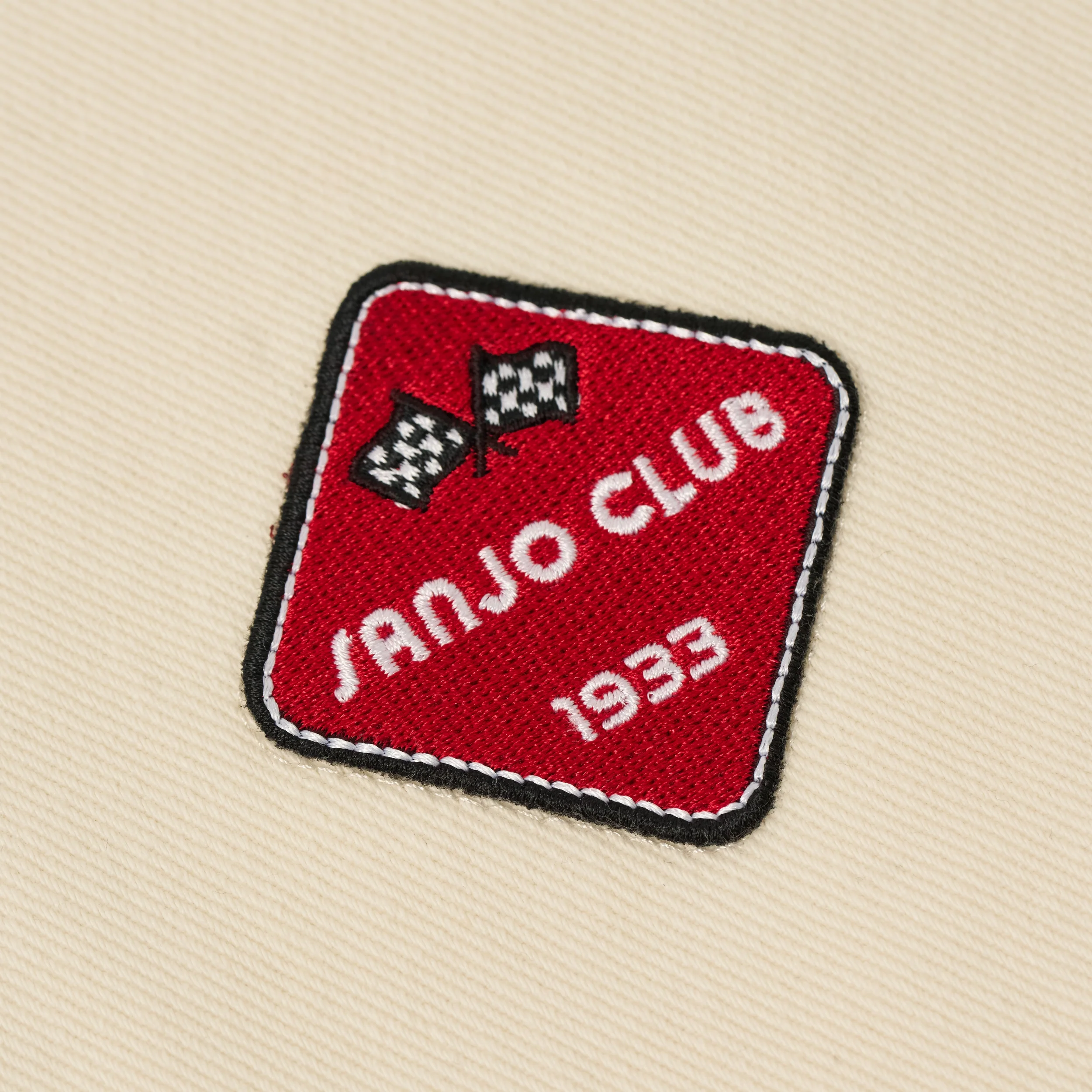 Sanjo Sport Patch Jacket // Ecru - Image 4