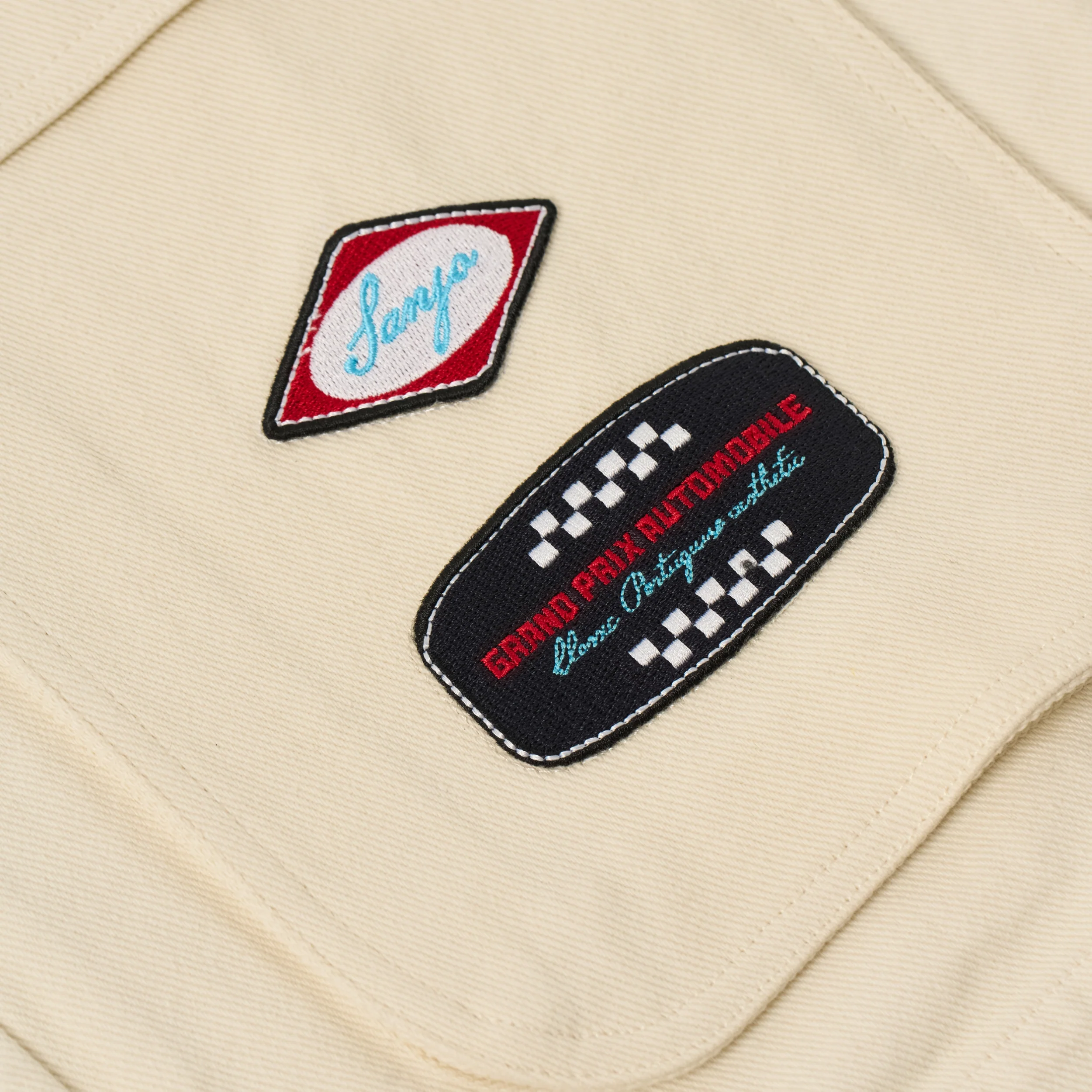Sanjo Sport Patch Jacket // Ecru - Image 7