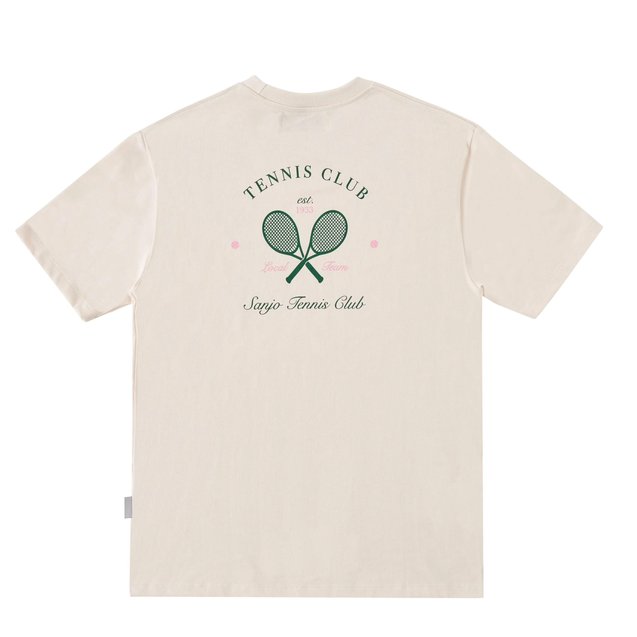 Sanjo Tennis Club T-shirt // Ecru - Image 3