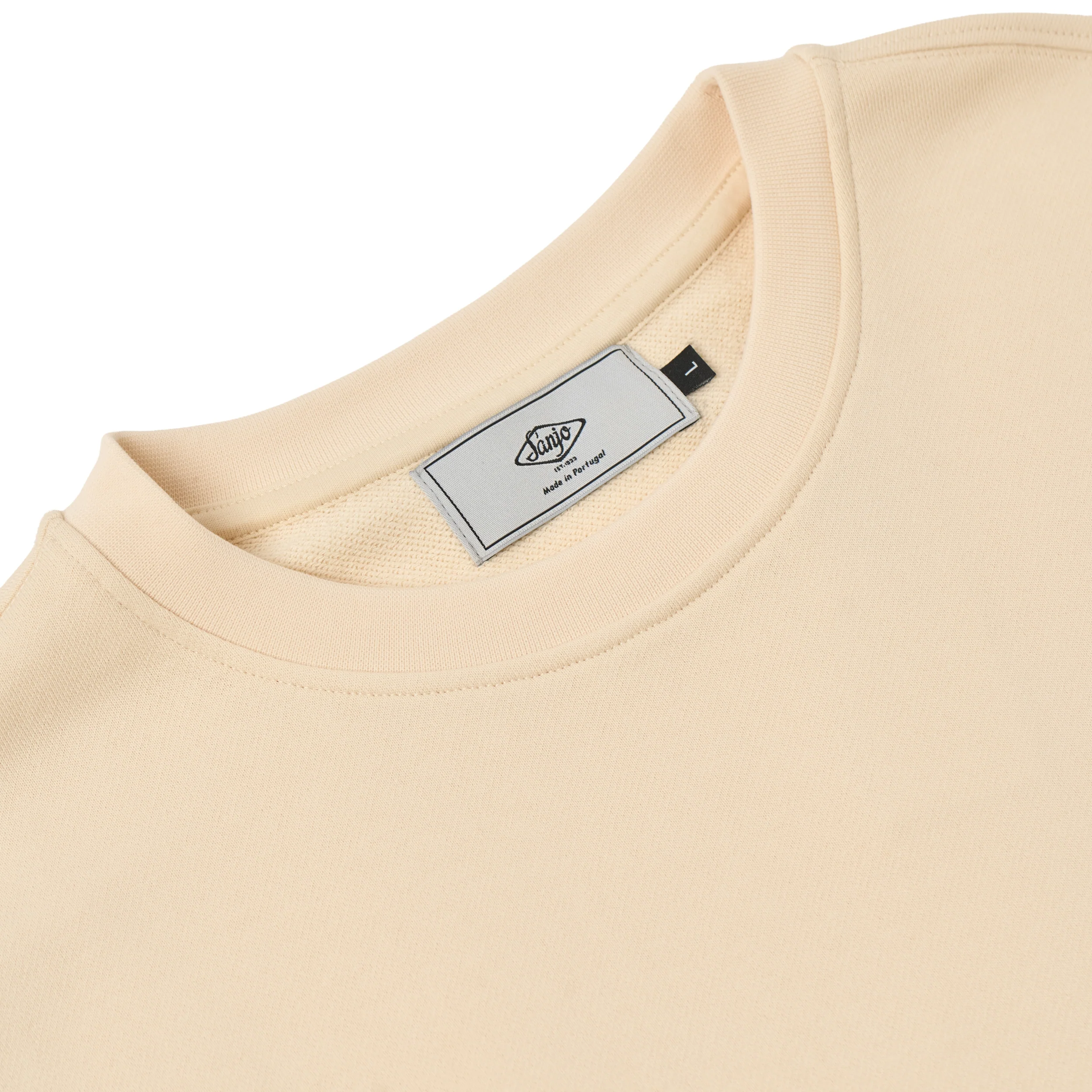 Sanjo The Sporty Olive Sweat // Ecru - Image 6