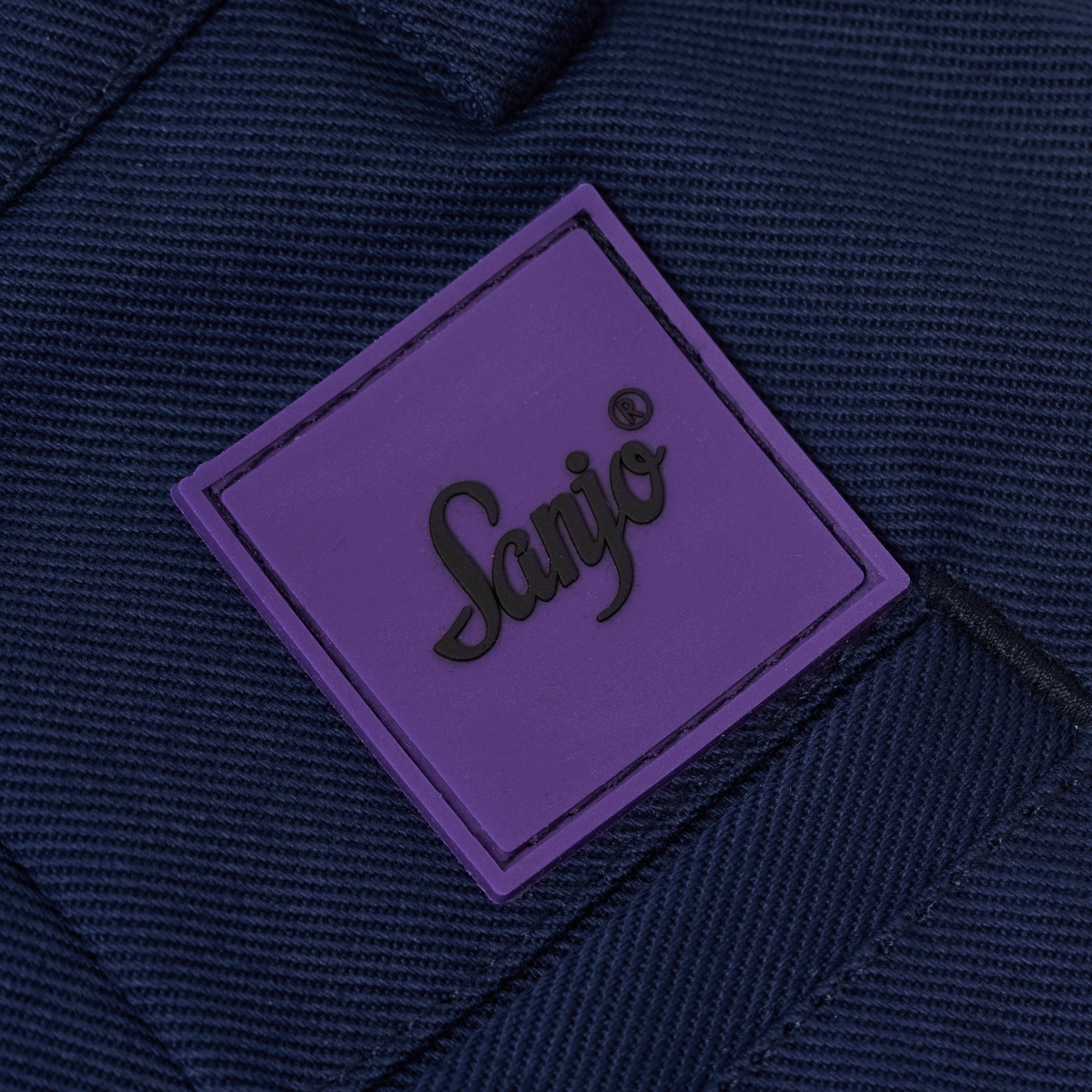 Sanjo Canvas Boxy Shorts // Navy - Image 4
