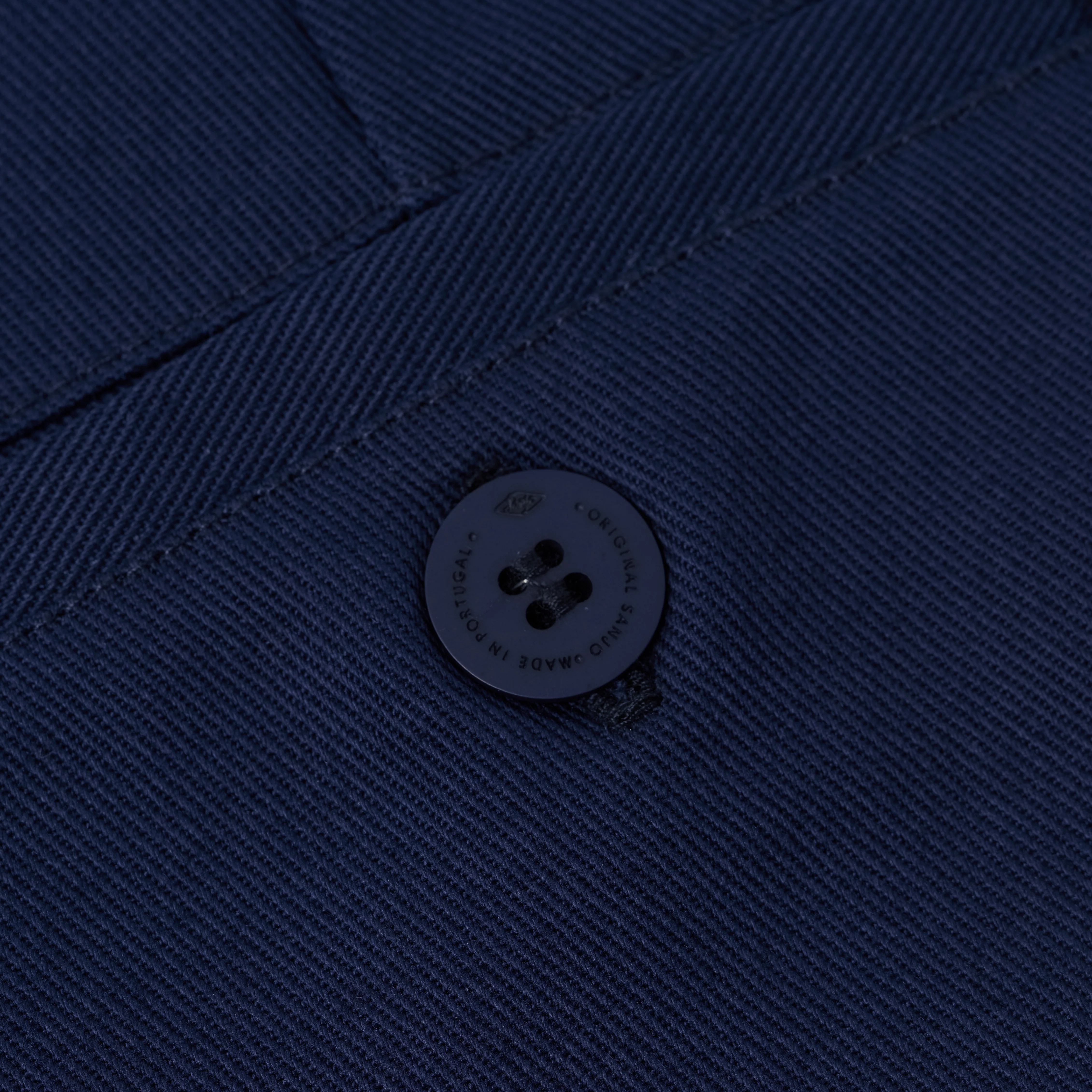 Sanjo Canvas Boxy Shorts // Navy - Image 5