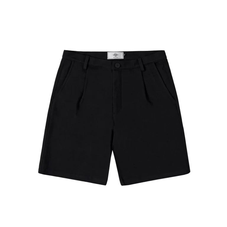 Sanjo Canvas Boxy Shorts // Black - Image 4