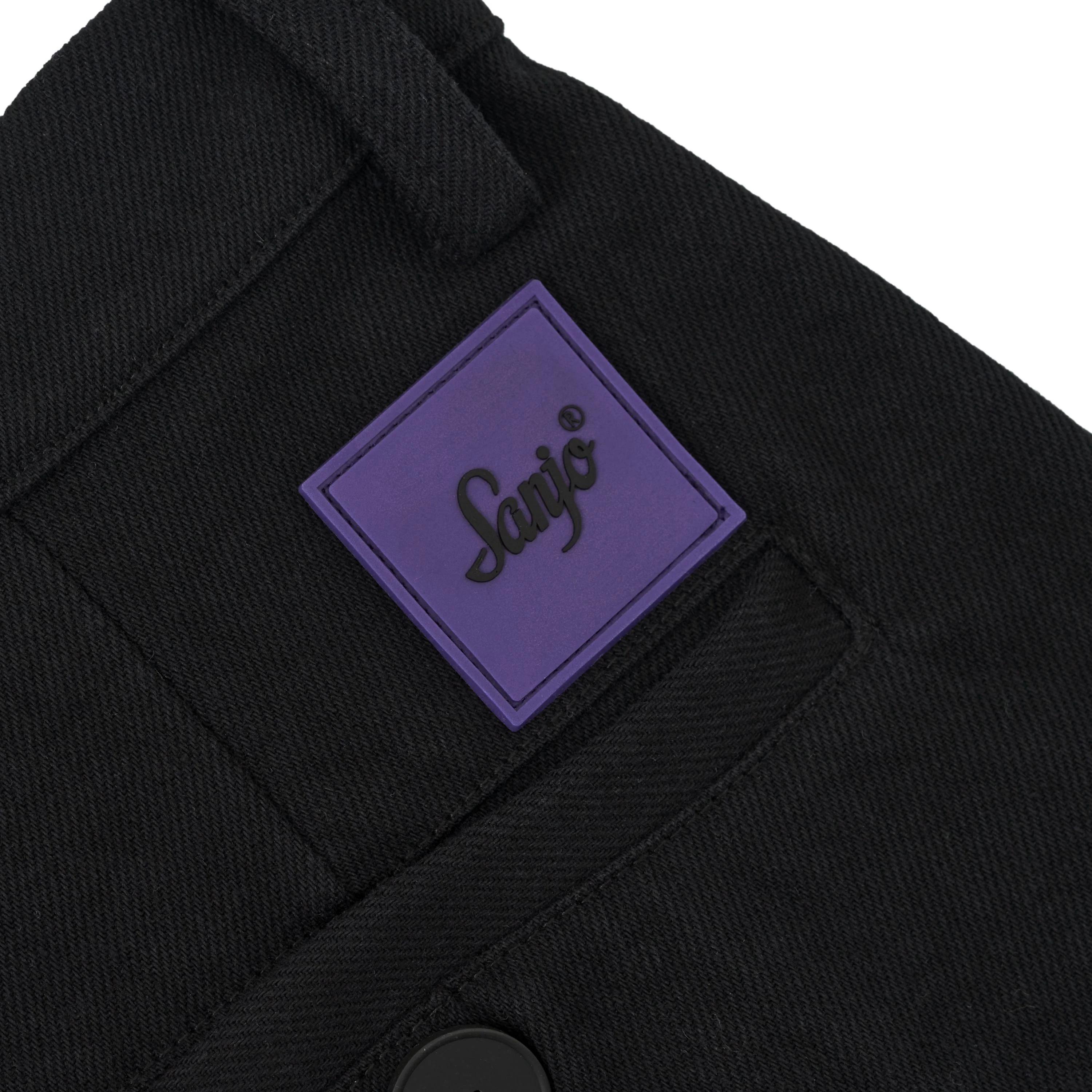 Sanjo Canvas Boxy Shorts // Black - Image 5