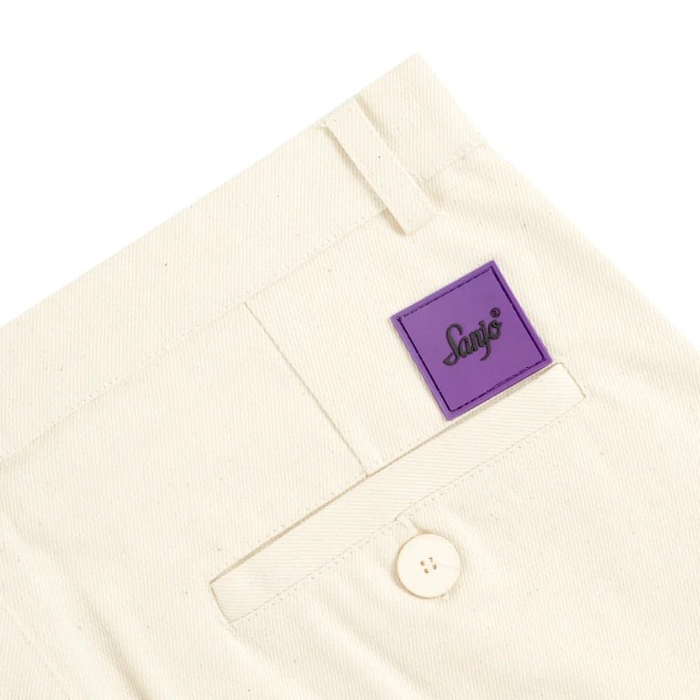 Sanjo Canvas Boxy Shorts // Cru - Image 5