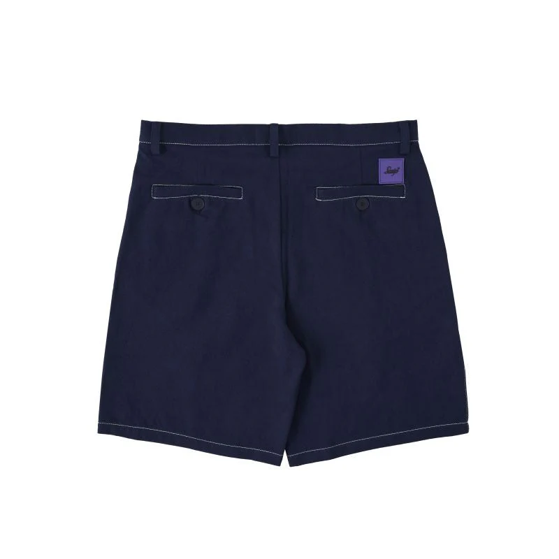 Sanjo Contrast Work Shorts // Navy - Image 3
