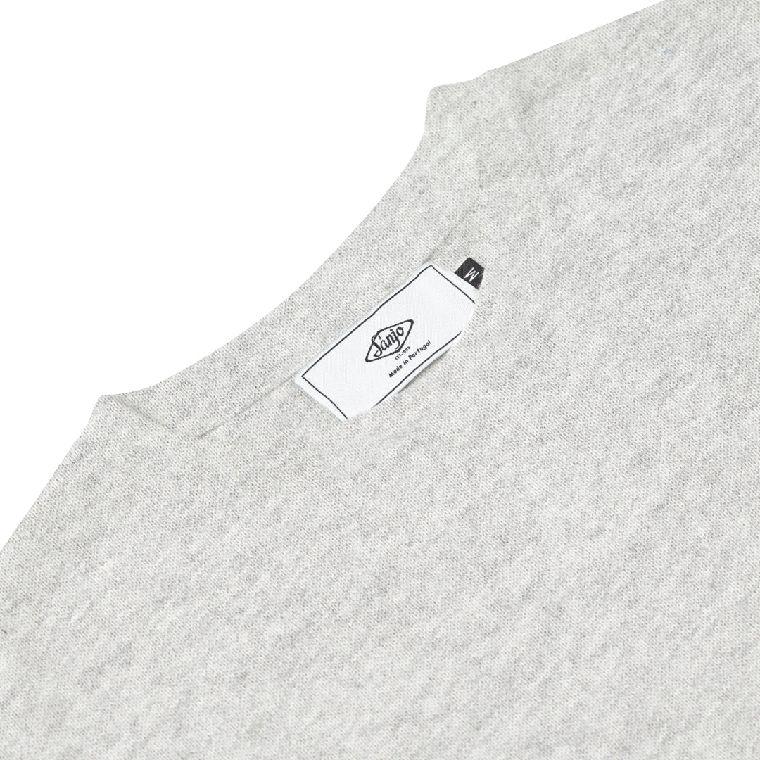 Sanjo Patch Classic T-shirt // Grey - Image 3