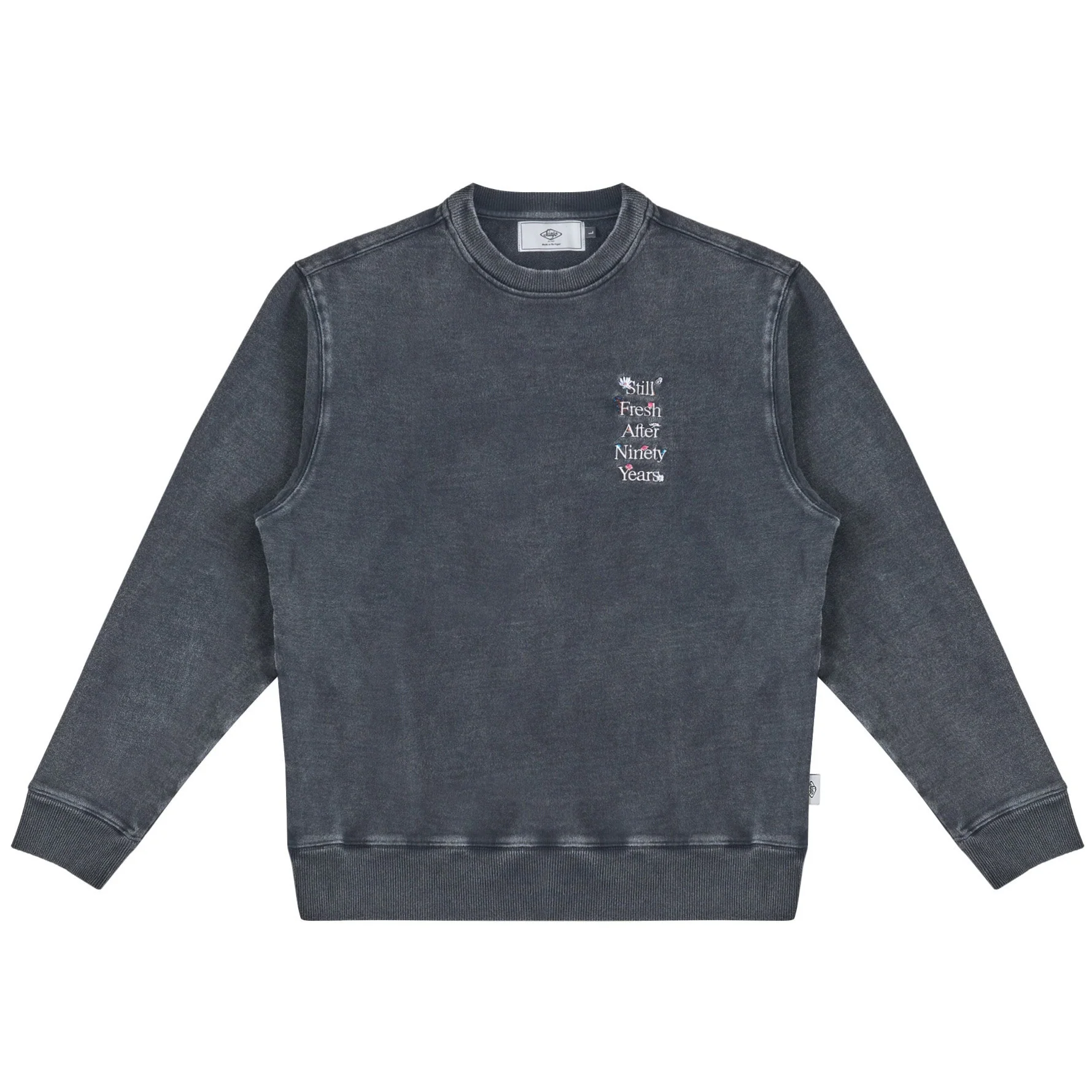 Sanjo Faded Still Sweat // Black - Image 7