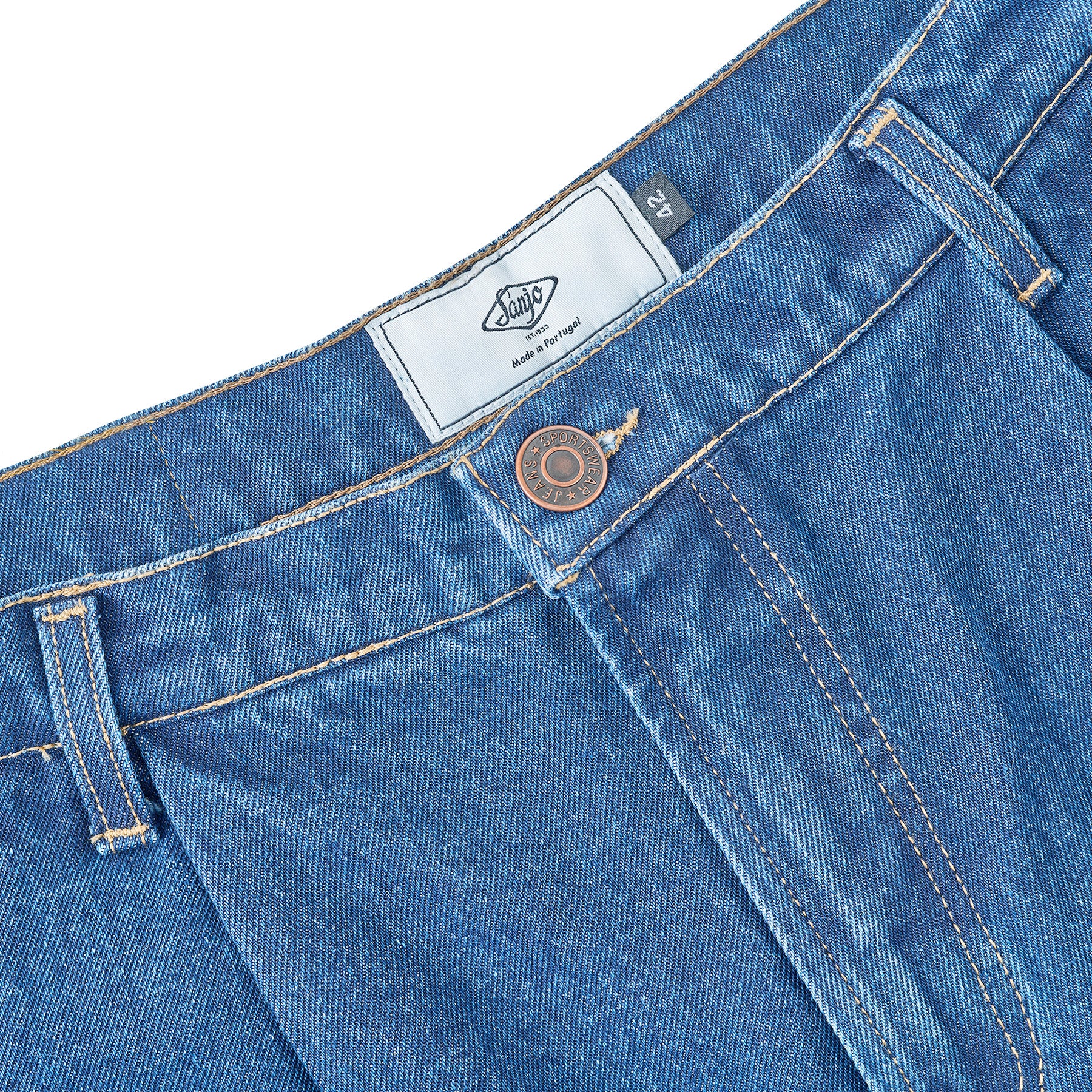Sanjo Boxy Shorts // Medium Denim - Image 6