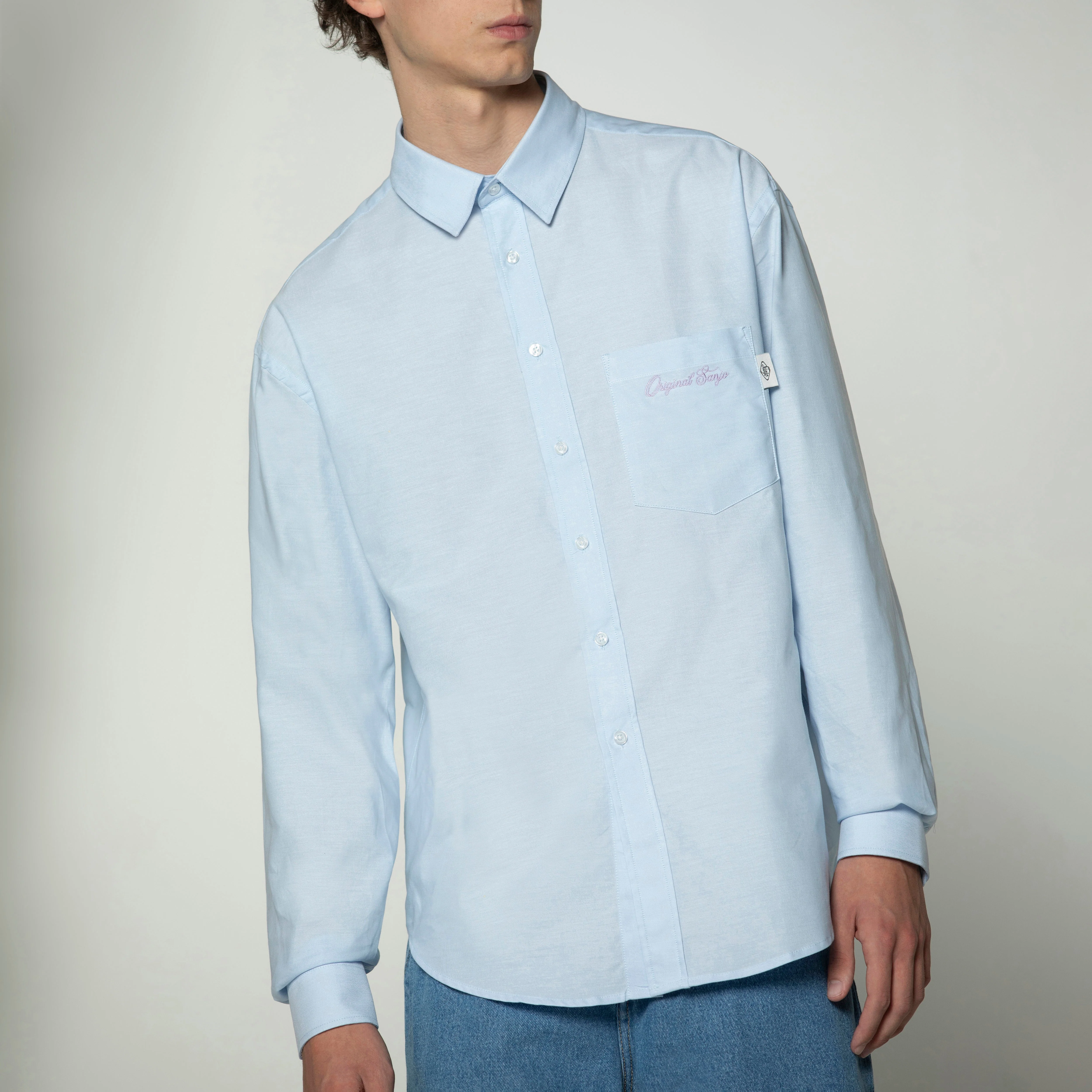Sanjo Loose Fit Shirt // Light Denim - Image 2