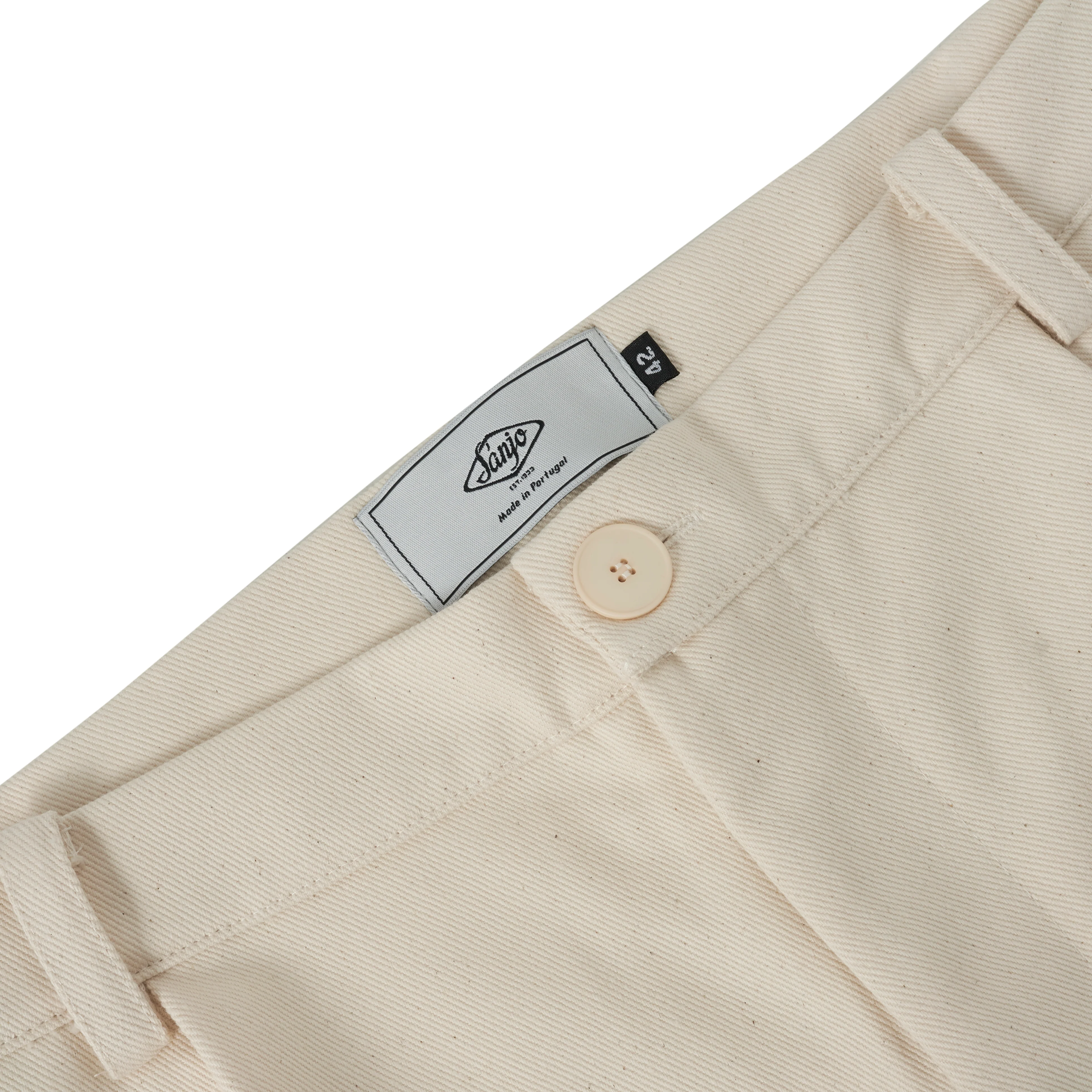 Sanjo Workwear Trousers // Ecru - Image 4