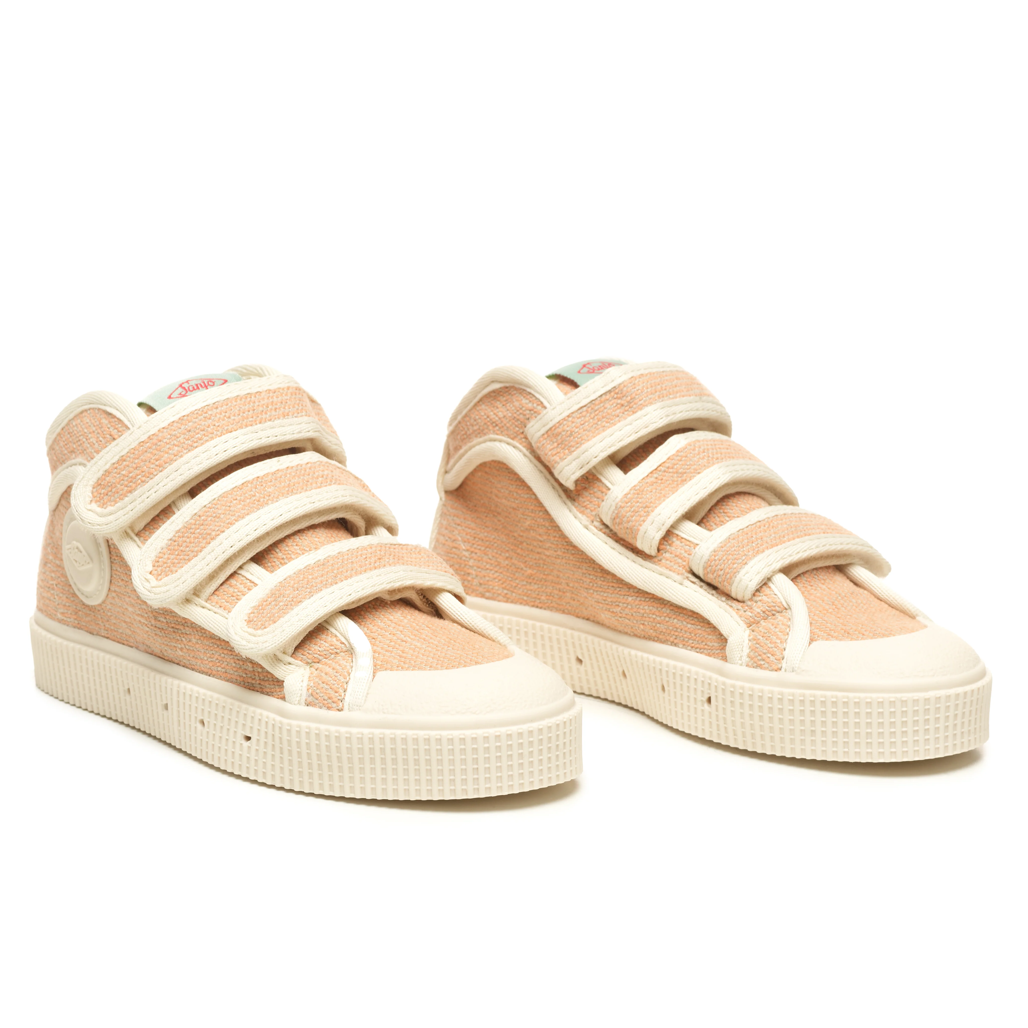 Sanjo Kids V100 Linen // Nude - Image 5