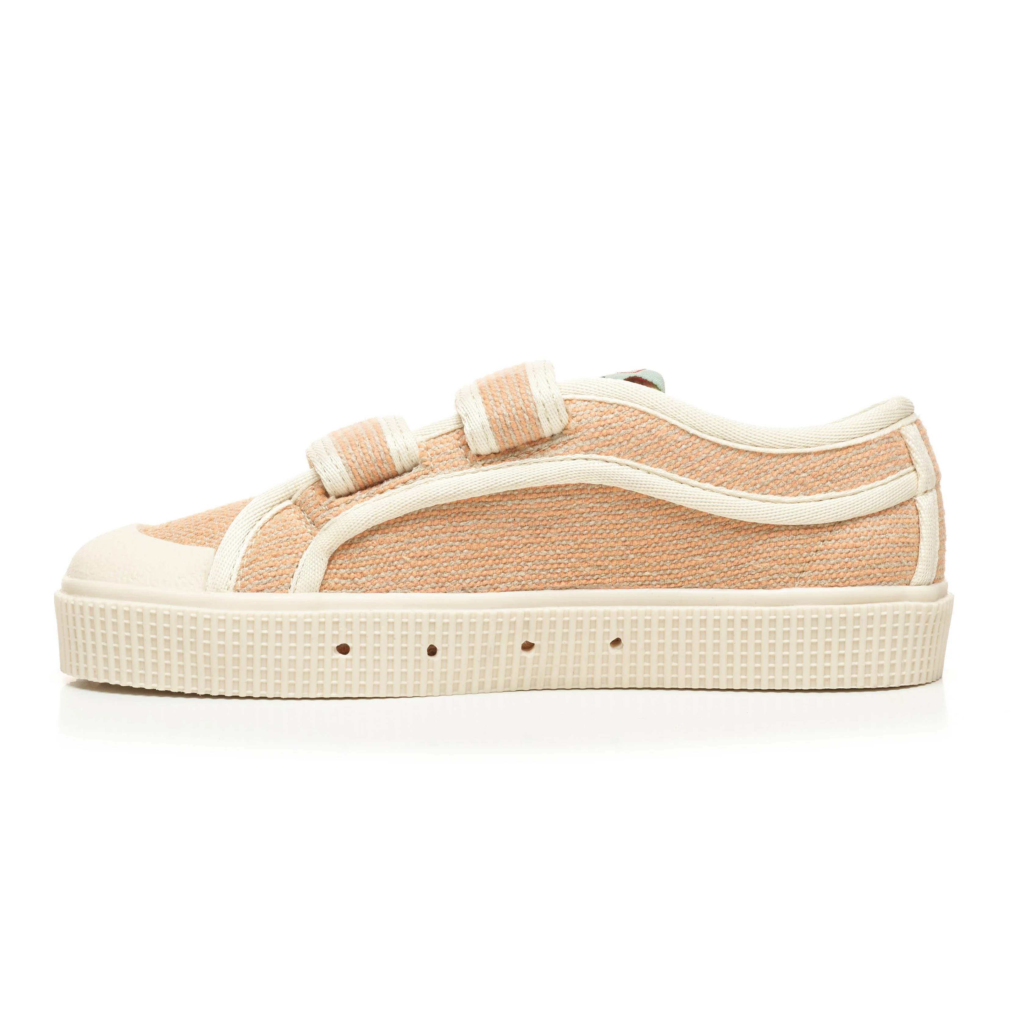 Sanjo Kids V200 Linen // Nude - Image 4
